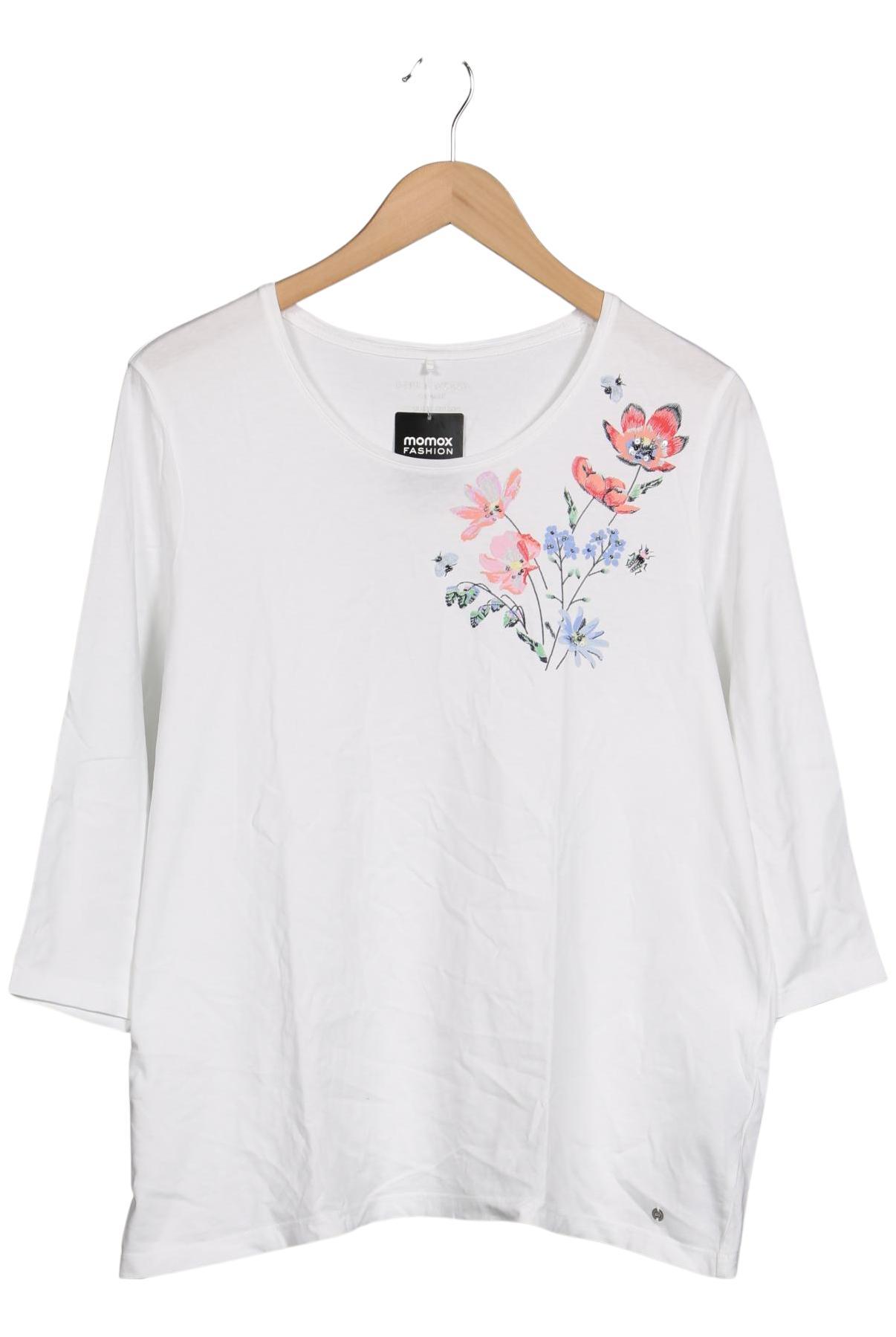 

Gerry Weber Damen Langarmshirt, weiß, Gr. 48