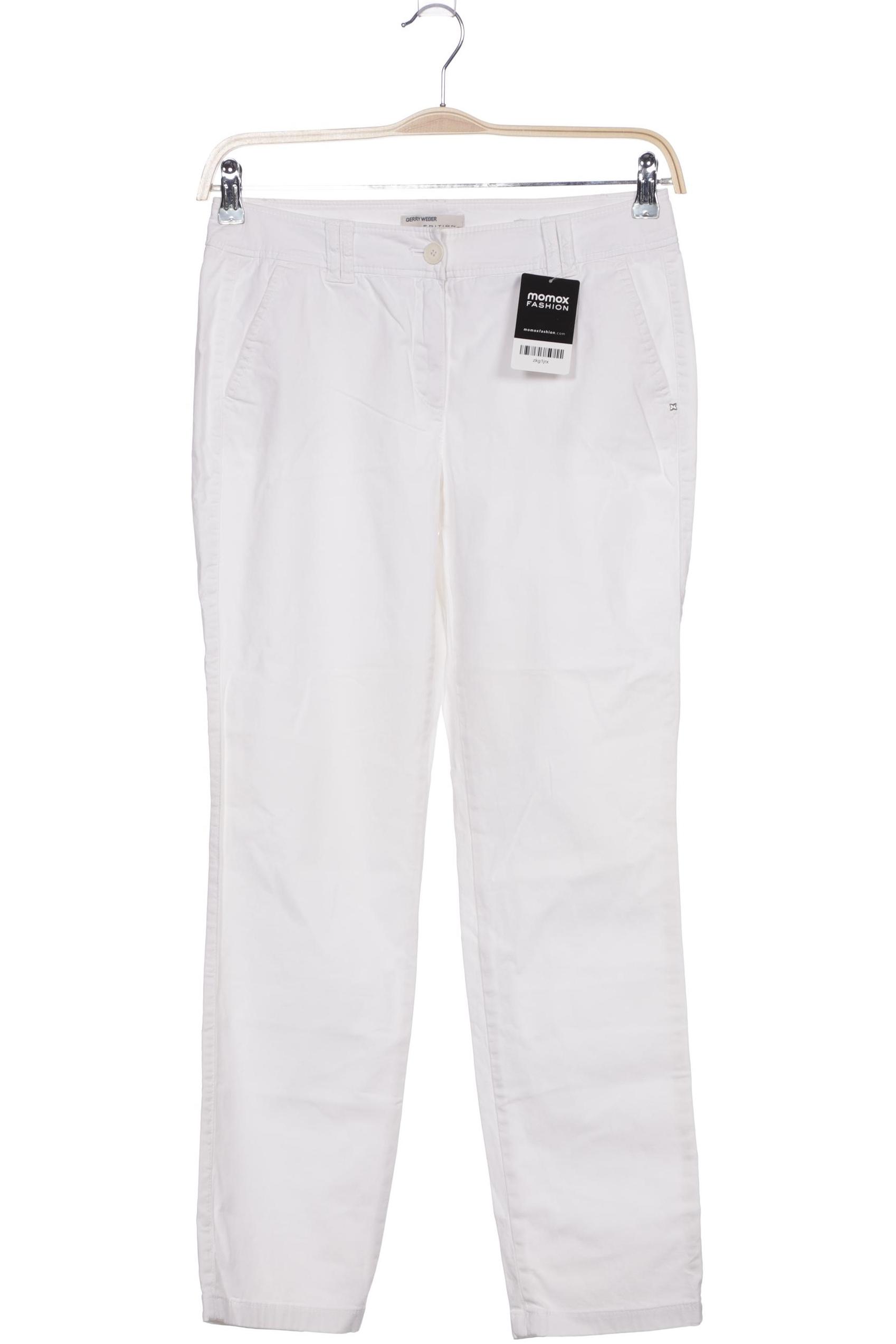 

Gerry Weber Damen Stoffhose, weiß, Gr. 30