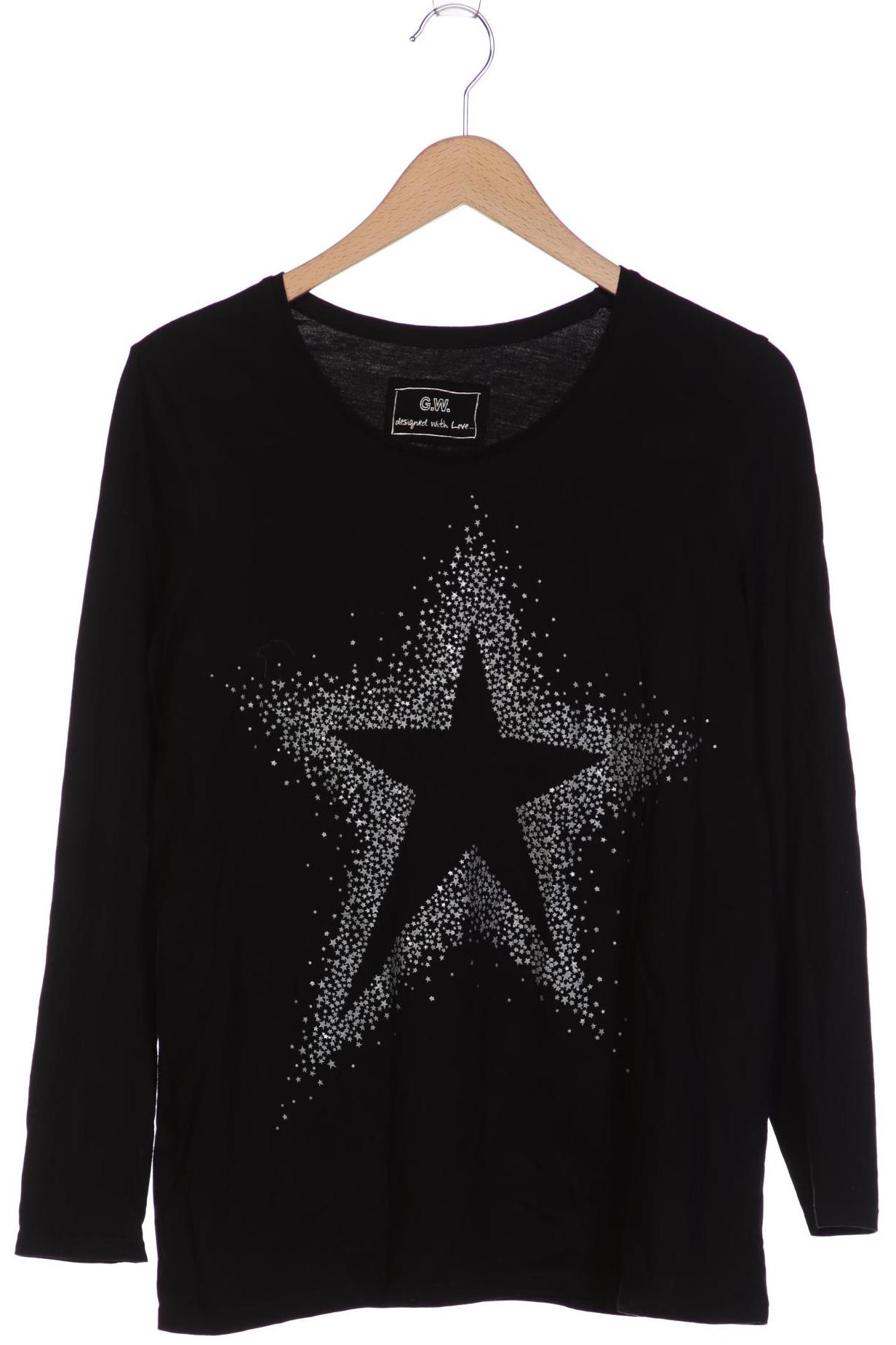 

Gerry Weber Damen Langarmshirt, schwarz, Gr. 46
