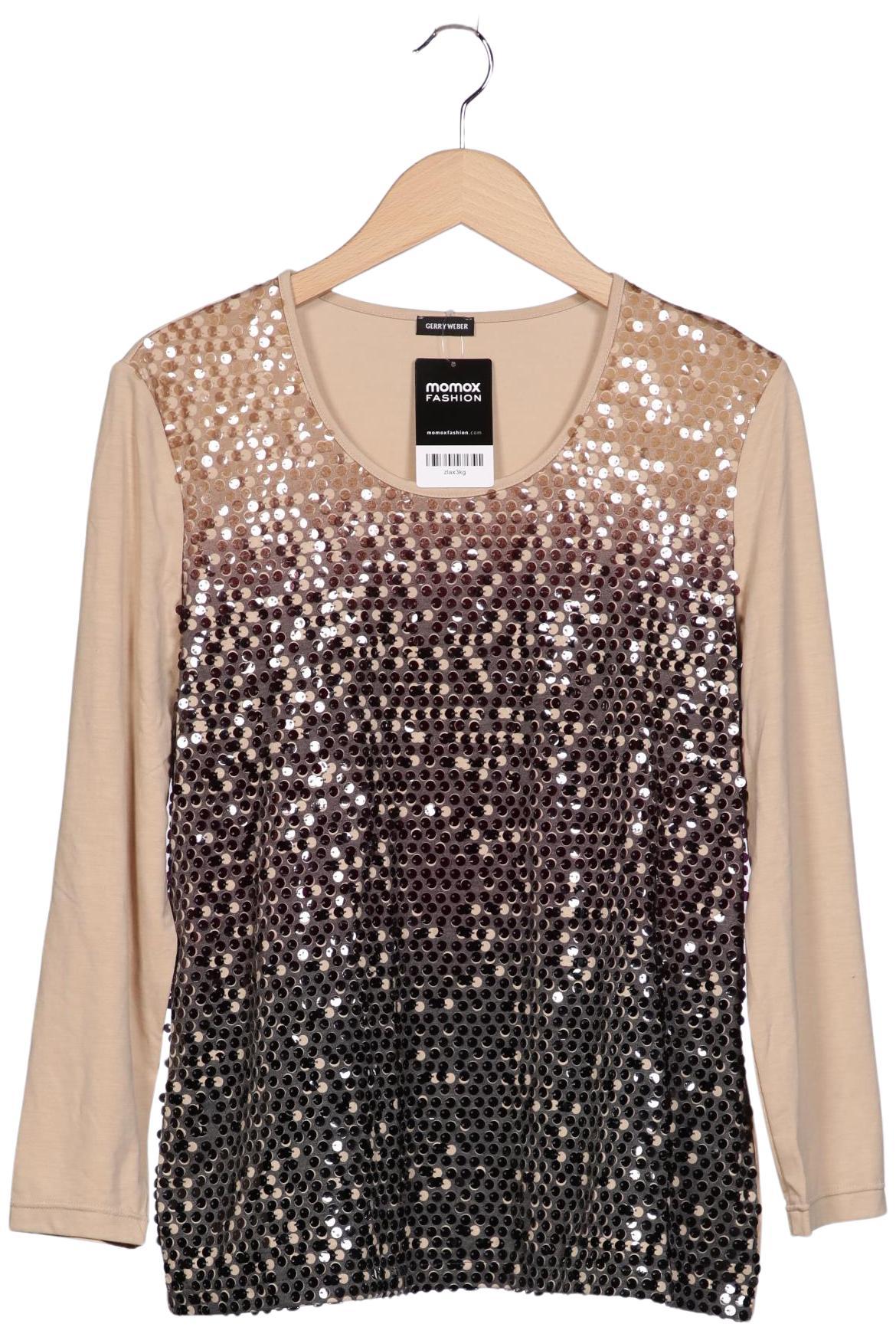 

Gerry Weber Damen Langarmshirt, beige, Gr. 42