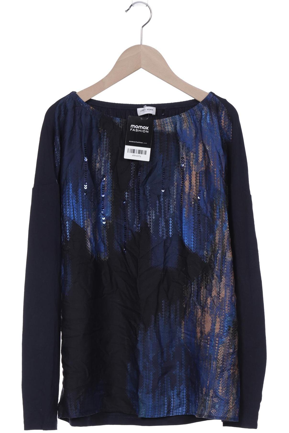 

Gerry Weber Damen Langarmshirt, marineblau, Gr. 36