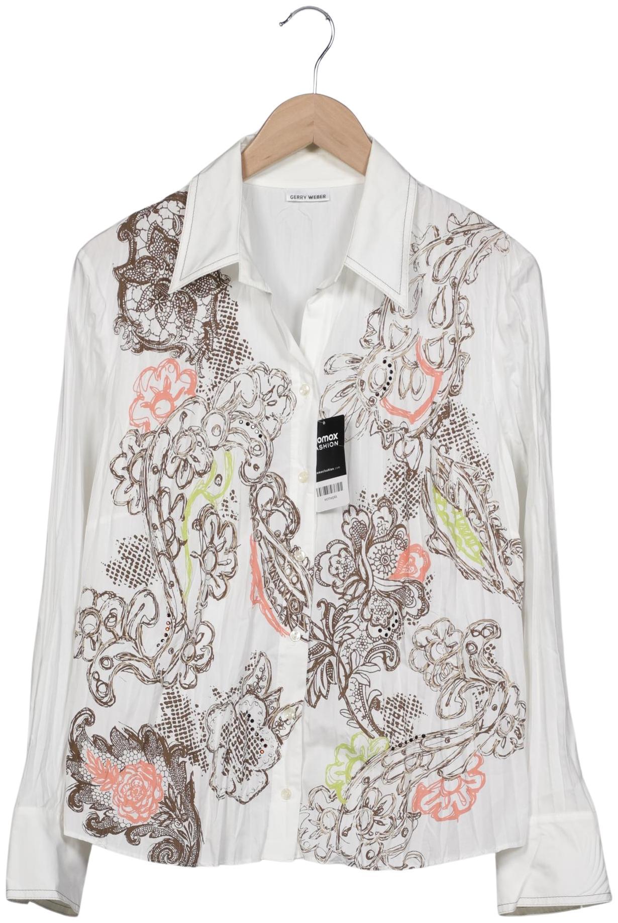 

Gerry Weber Damen Bluse, weiß, Gr. 42