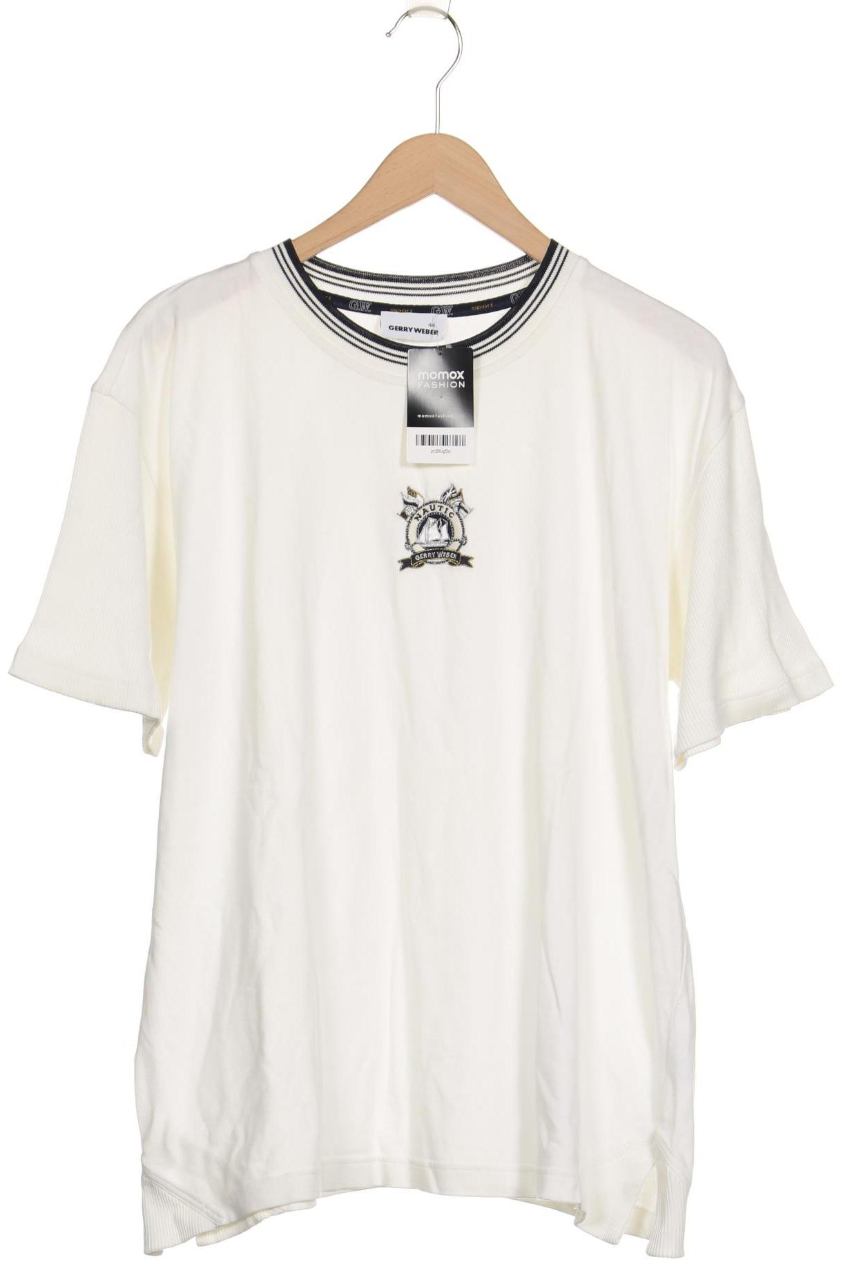 

Gerry Weber Damen T-Shirt, cremeweiß, Gr. 44