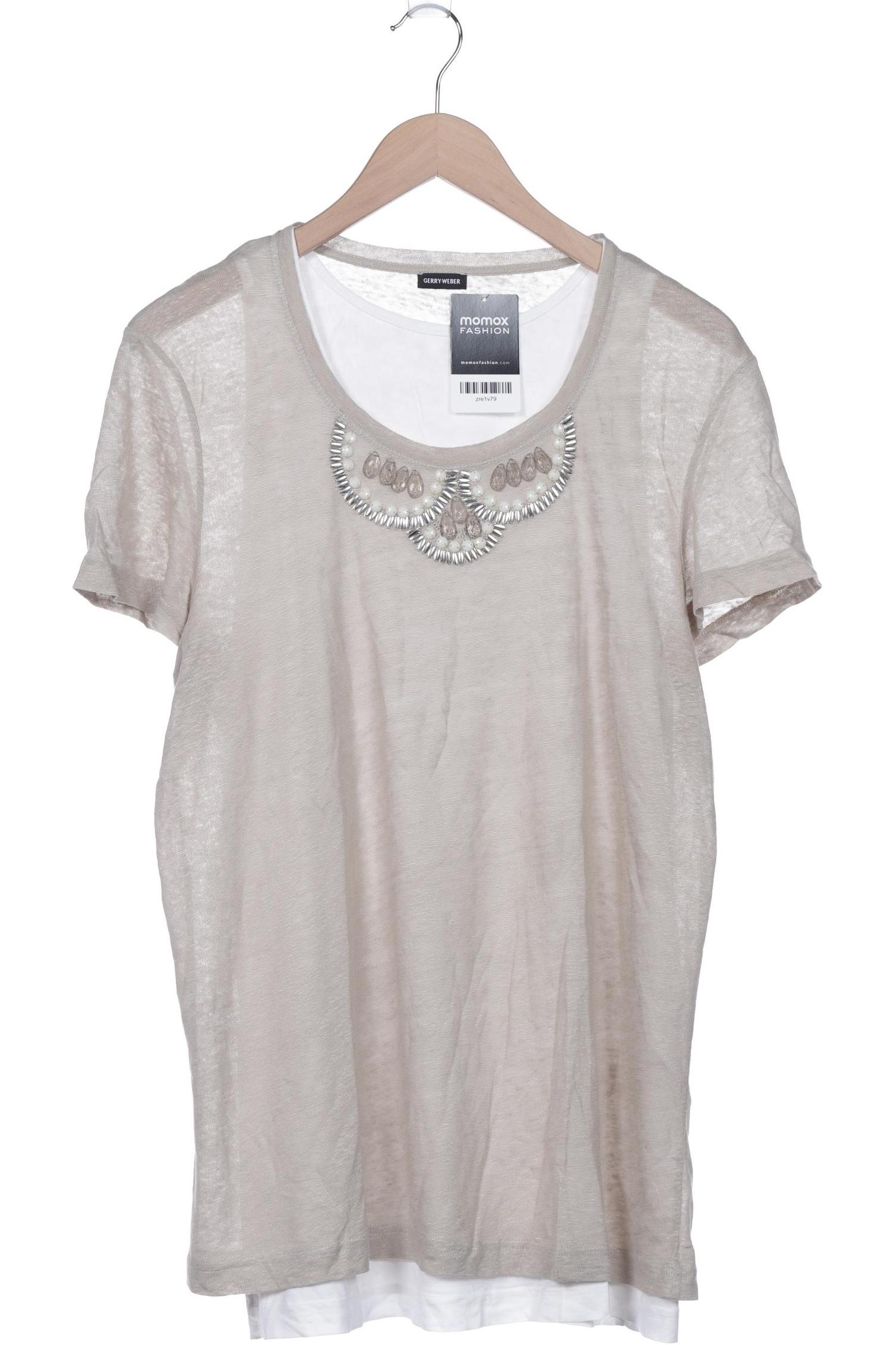 

Gerry Weber Damen T-Shirt, beige, Gr. 46