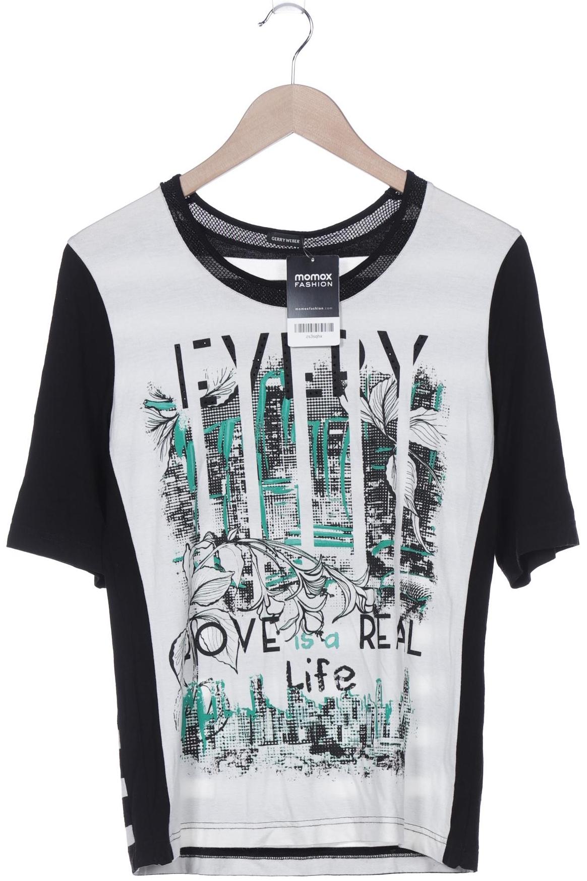 

Gerry Weber Damen T-Shirt, weiß, Gr. 42
