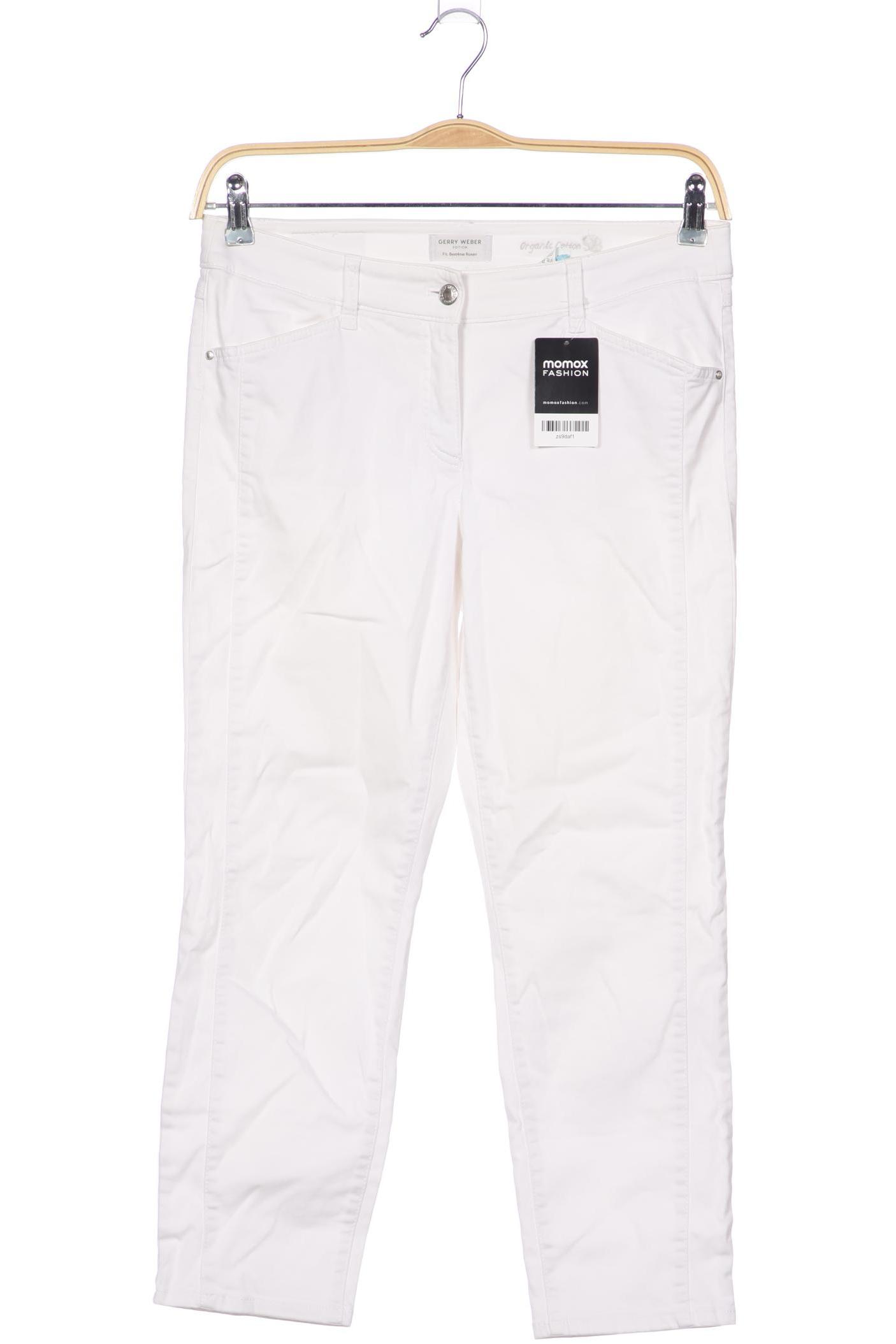 

Gerry Weber Damen Jeans, weiß, Gr. 40