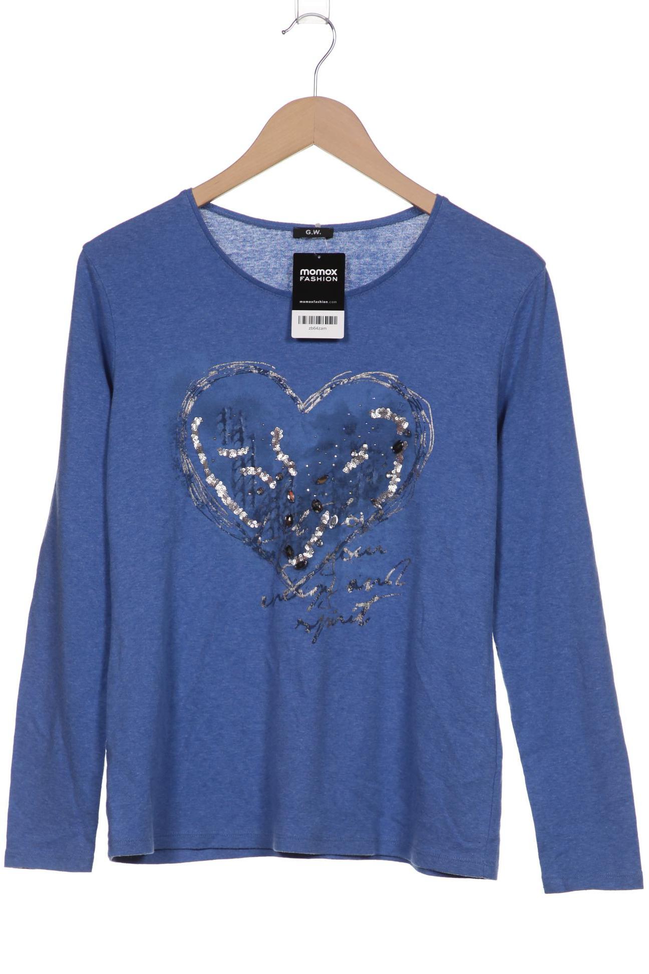 

Gerry Weber Damen Langarmshirt, blau, Gr. 40