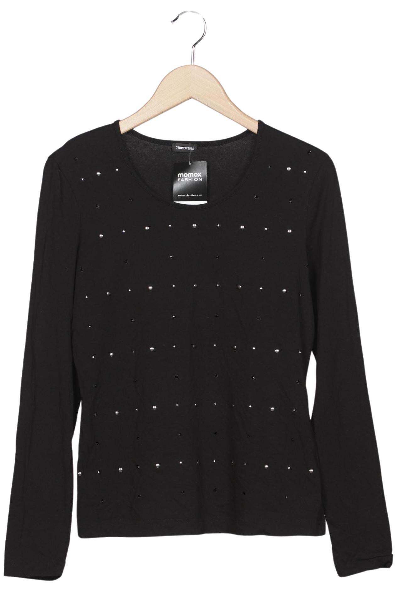 

Gerry Weber Damen Langarmshirt, schwarz, Gr. 38