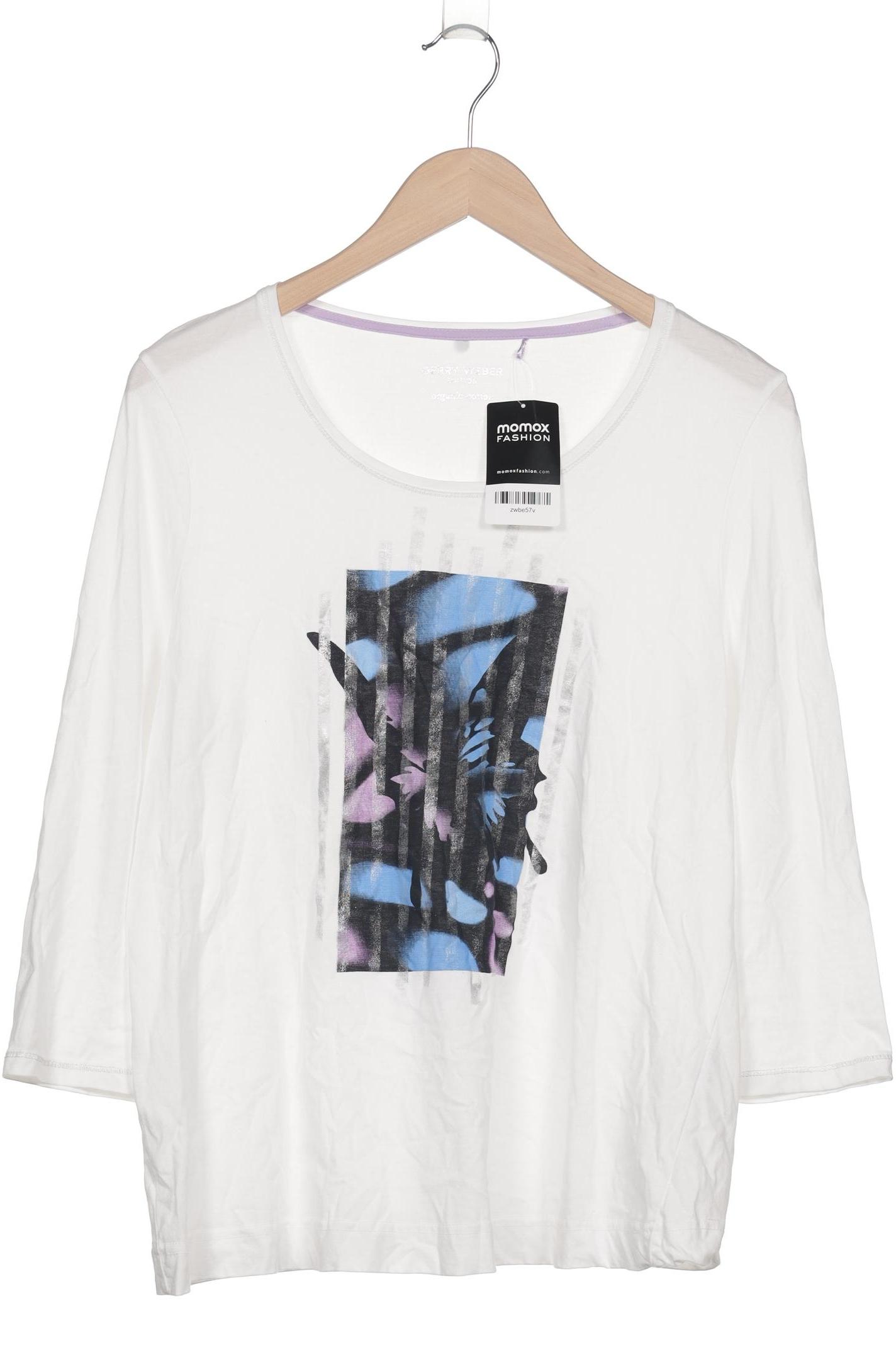 

Gerry Weber Damen Langarmshirt, weiß, Gr. 44