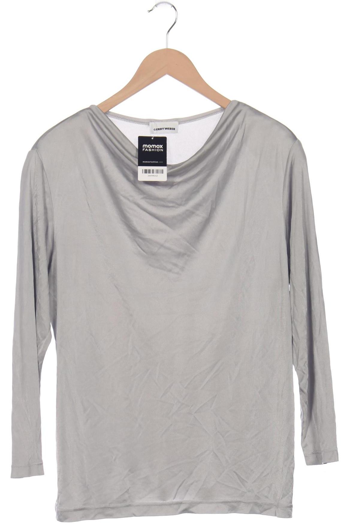 

Gerry Weber Damen Langarmshirt, silber, Gr. 46