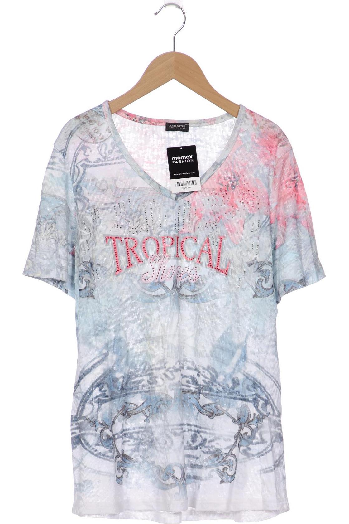 

Gerry Weber Damen T-Shirt, blau, Gr. 44