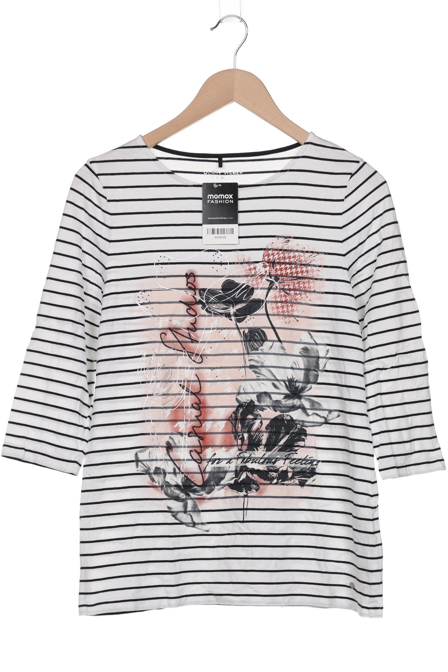 

Gerry Weber Damen Langarmshirt, weiß, Gr. 42