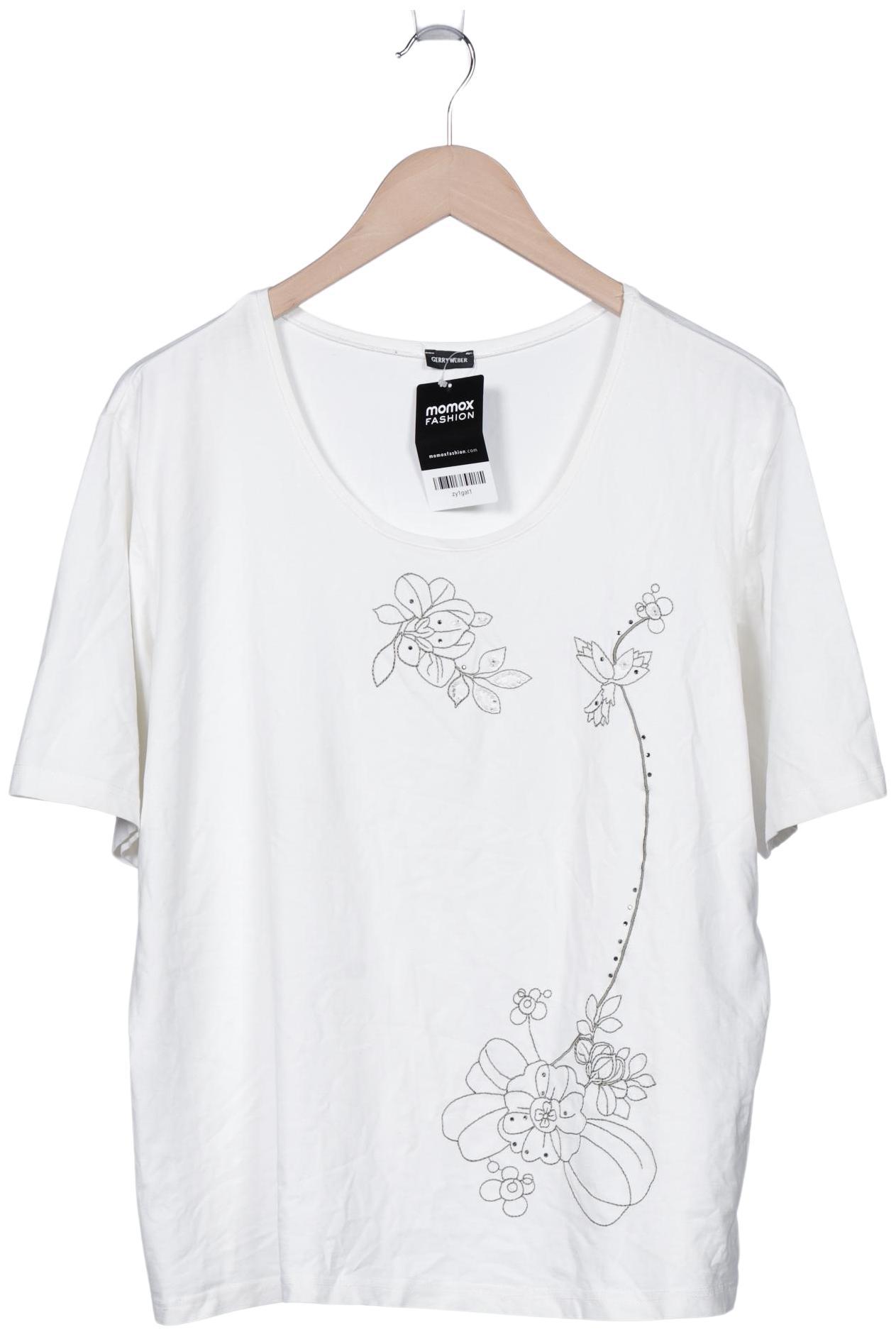 

Gerry Weber Damen T-Shirt, weiß, Gr. 48
