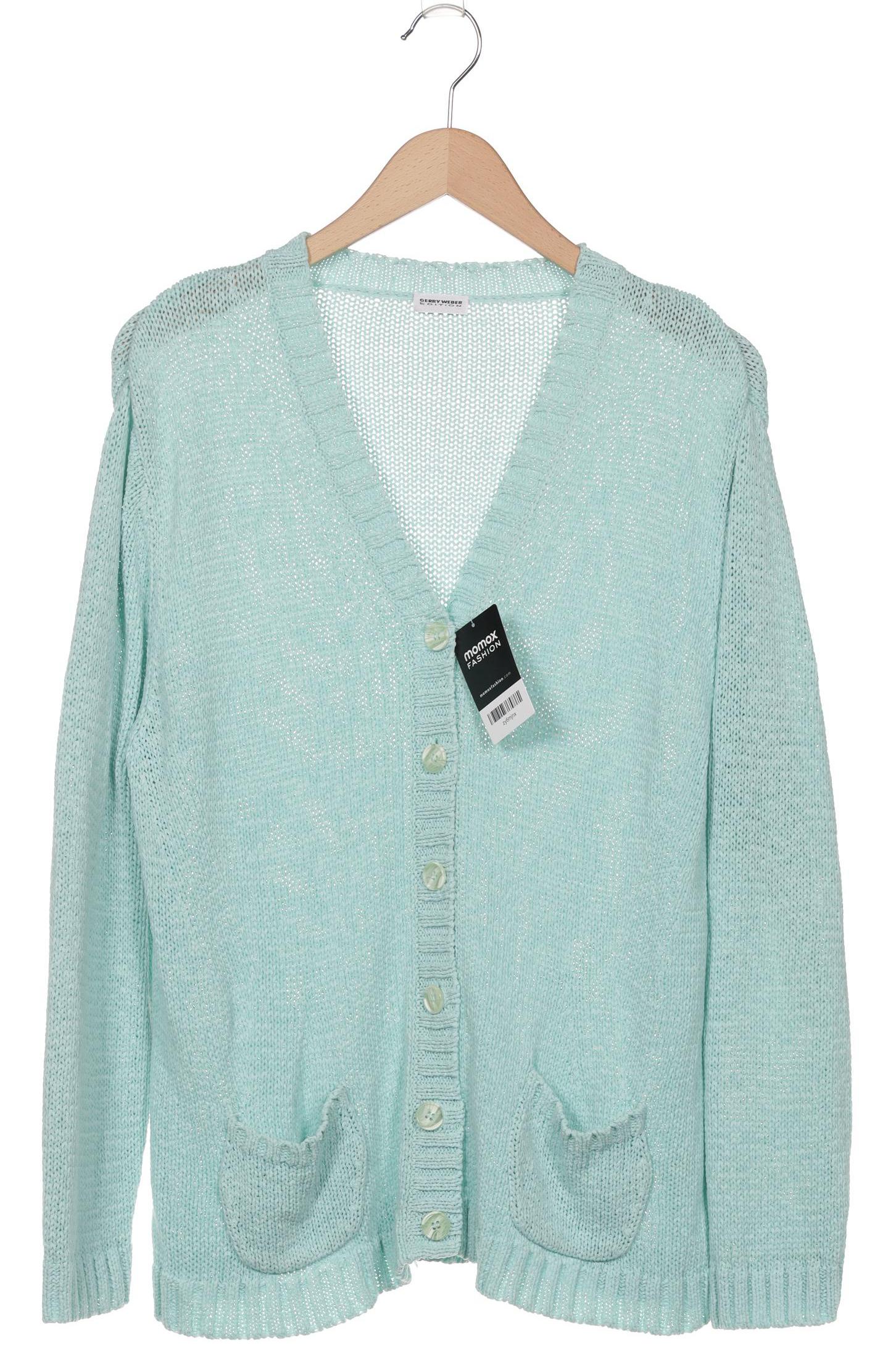 

Gerry Weber Damen Strickjacke, türkis, Gr. 46