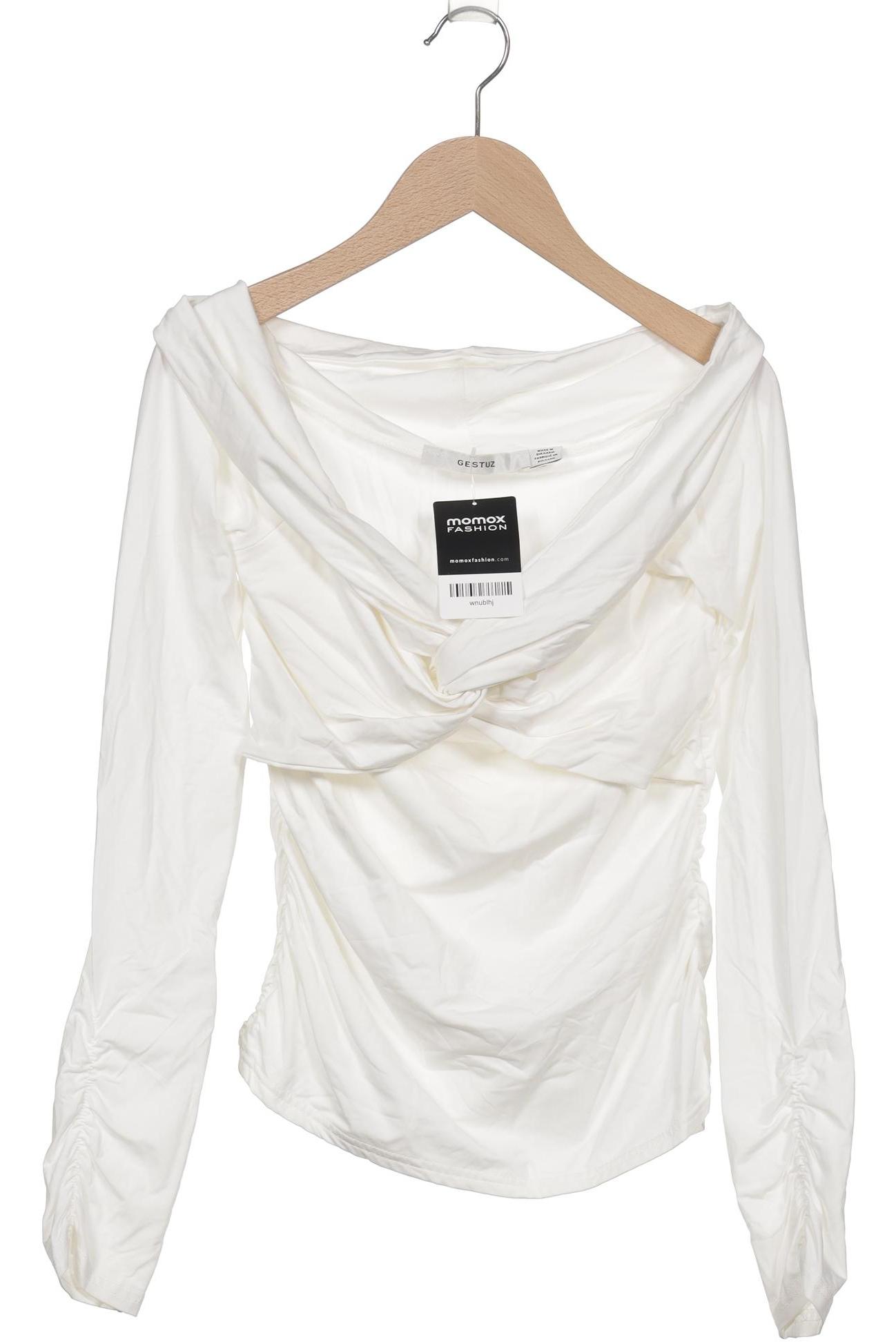 

Gestuz Damen Langarmshirt, weiß, Gr. 38