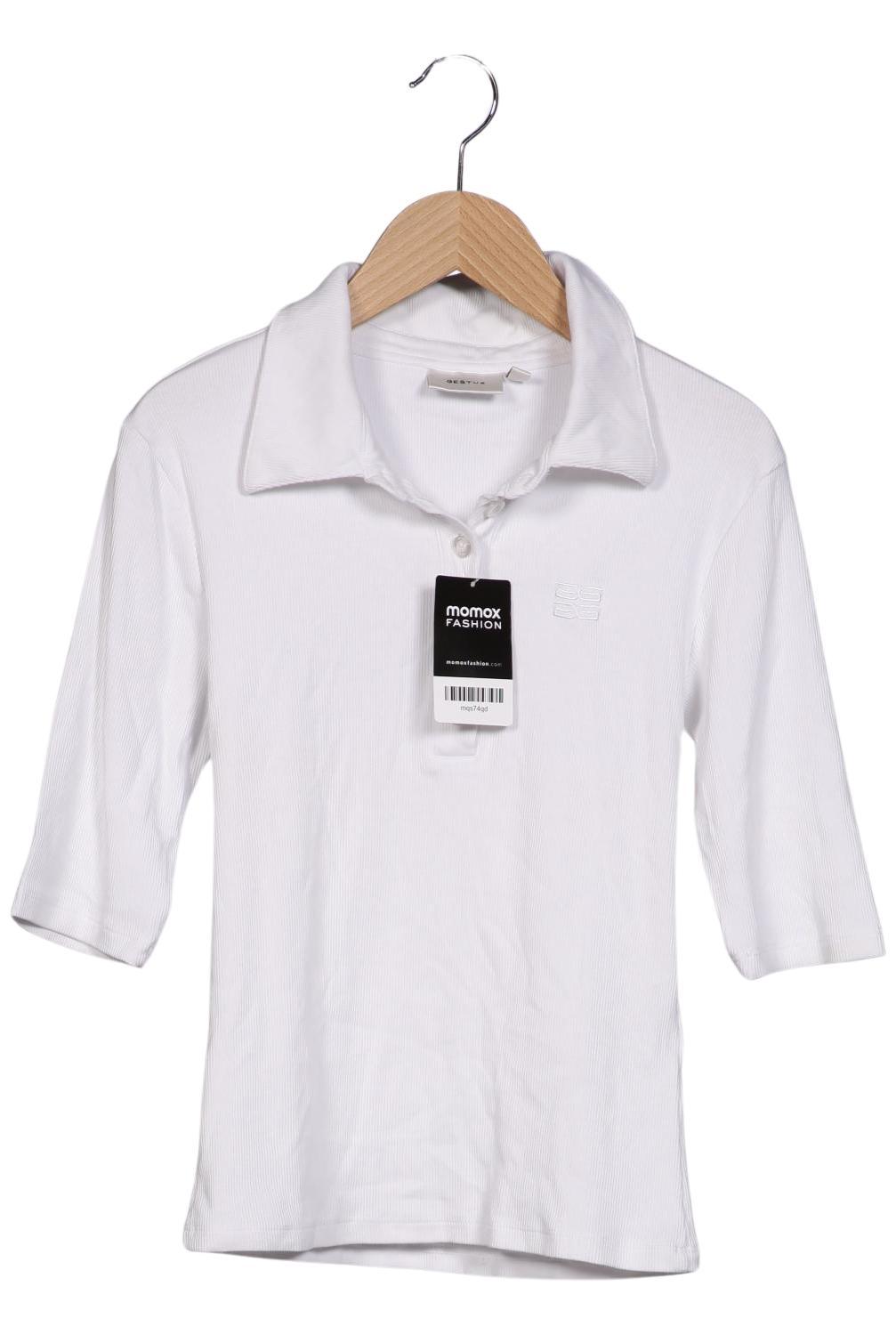 

Gestuz Damen Poloshirt, weiß, Gr. 34