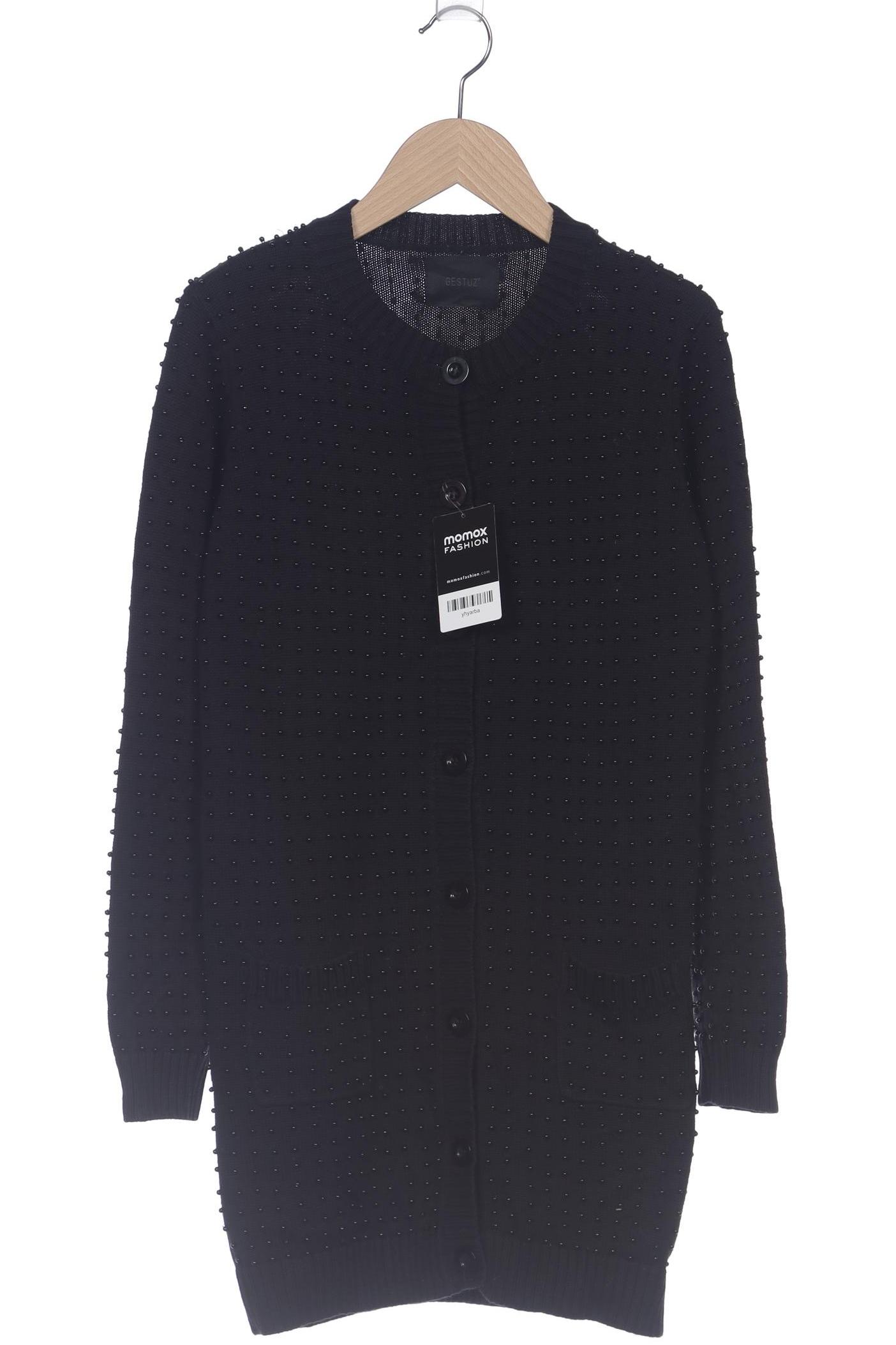 

Gestuz Damen Strickjacke, schwarz, Gr. 36