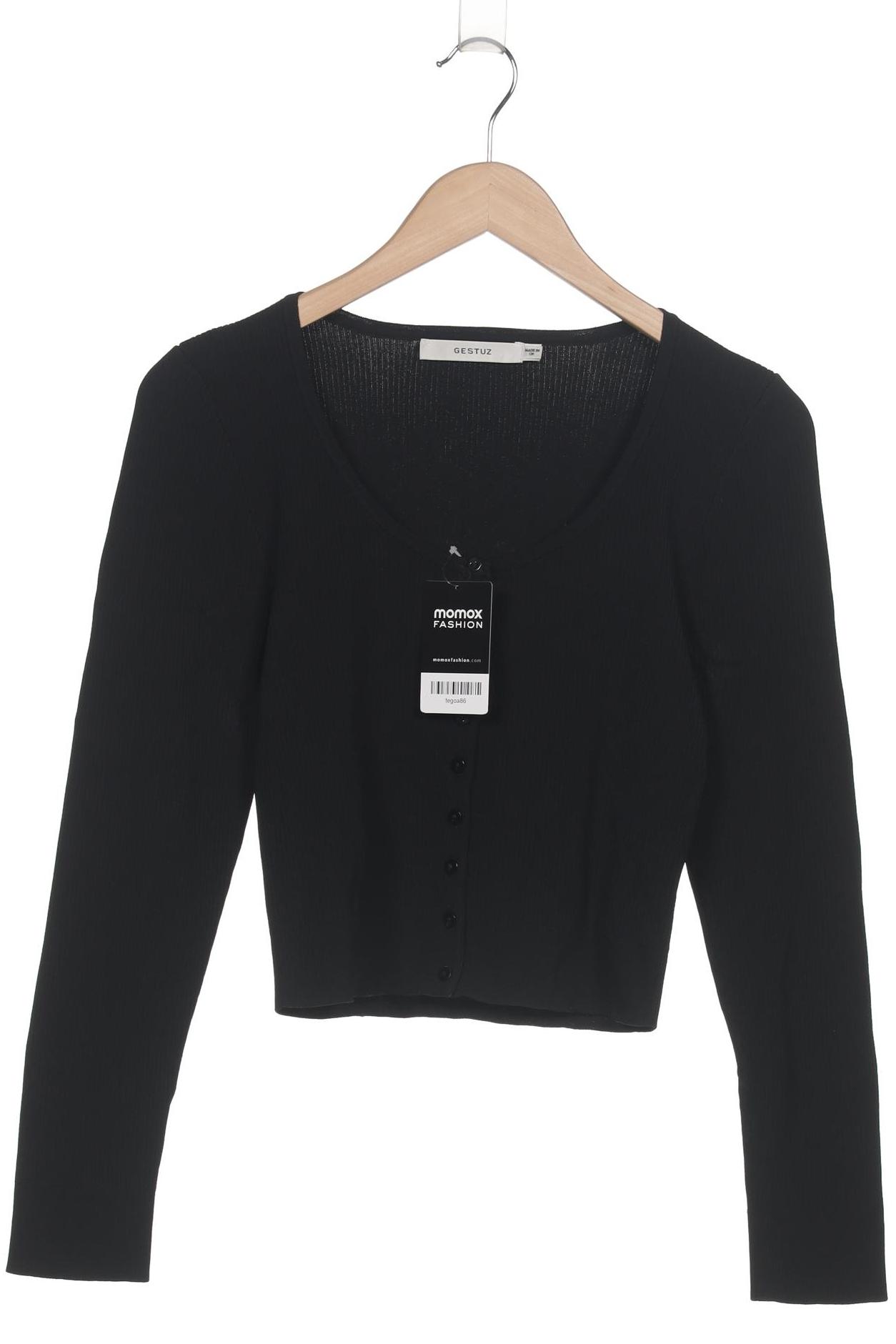 

Gestuz Damen Strickjacke, schwarz, Gr. 36