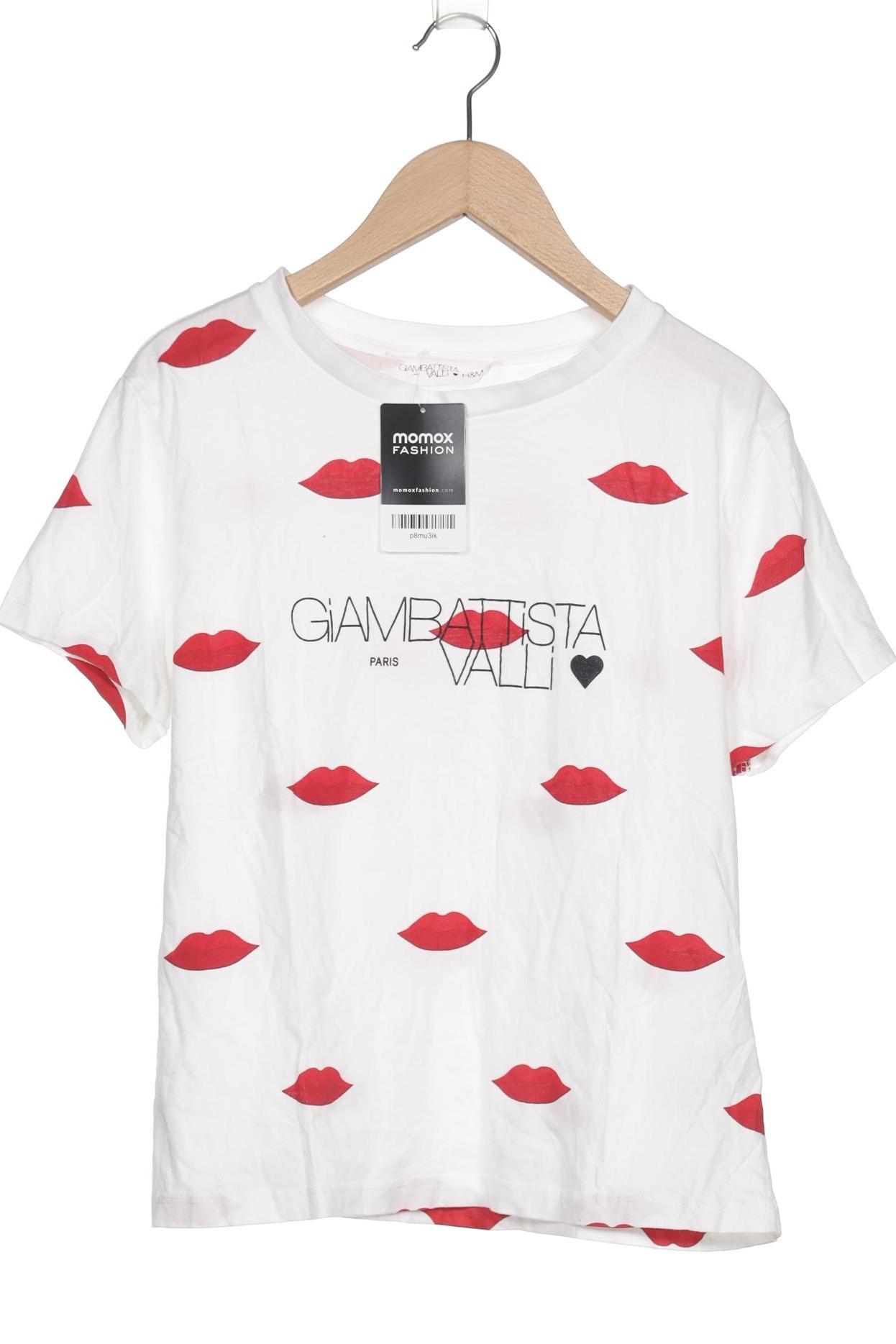 

Giambattista Valli x H&M Damen T-Shirt, weiß, Gr. 36