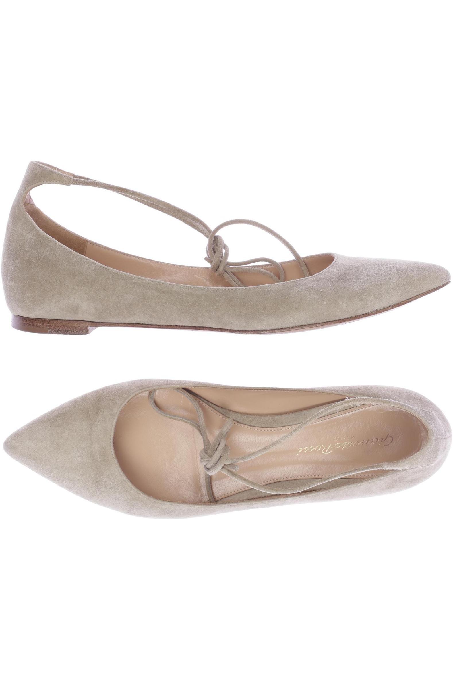 

Gianvito Rossi Damen Ballerinas, beige, Gr. 37.5