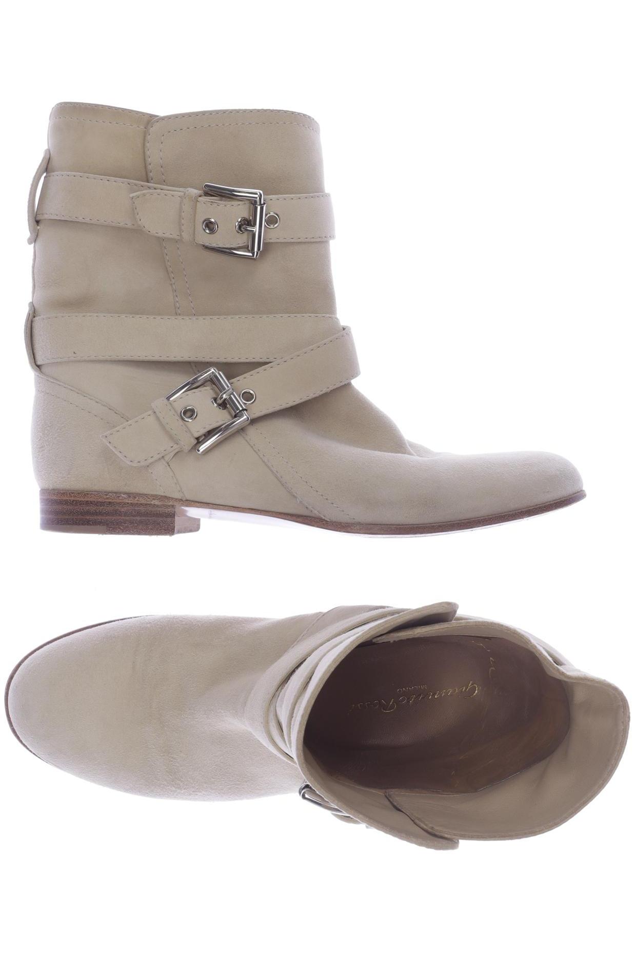 

Gianvito Rossi Damen Stiefelette, cremeweiß