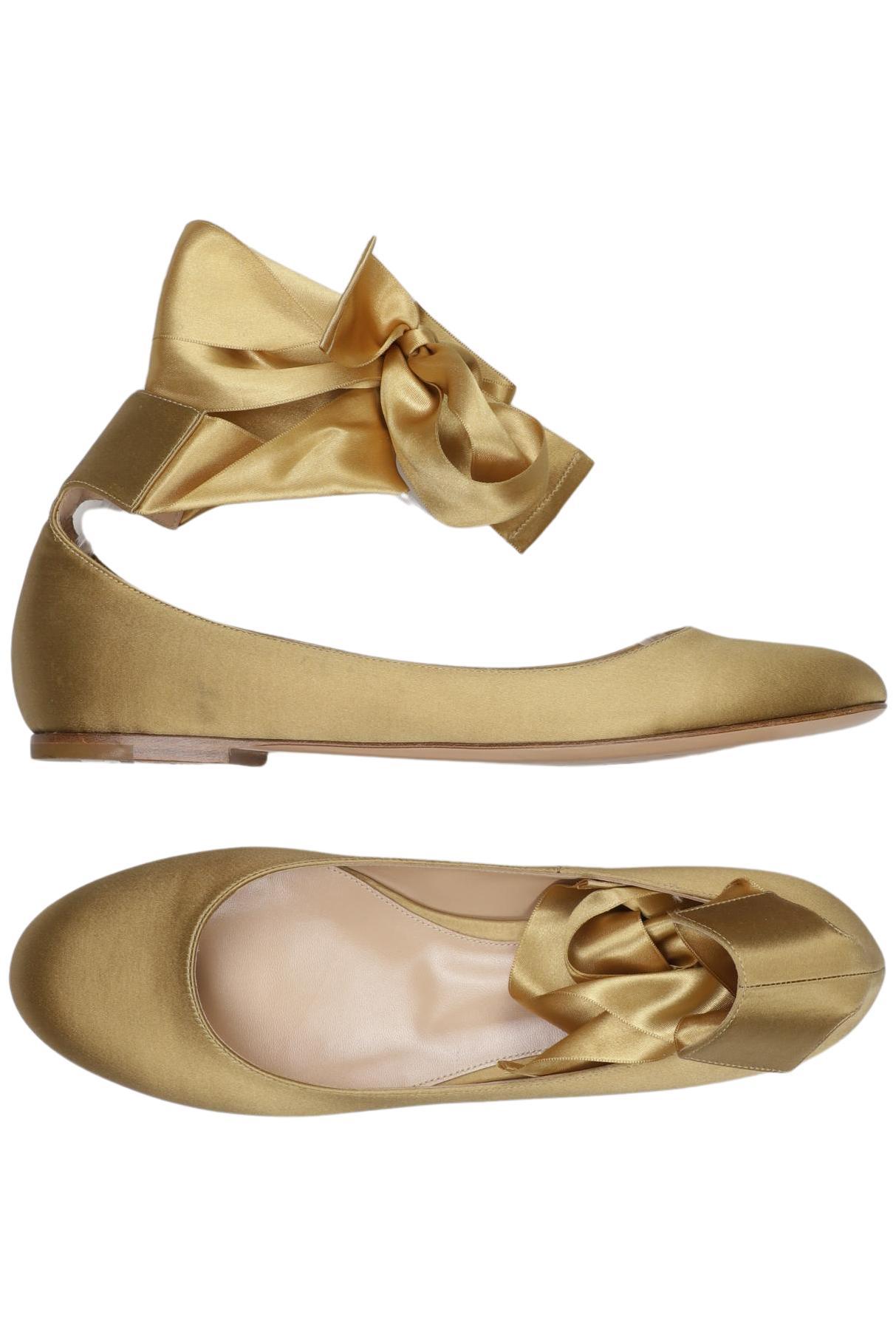 

Gianvito Rossi Damen Ballerinas, gold, Gr. 40