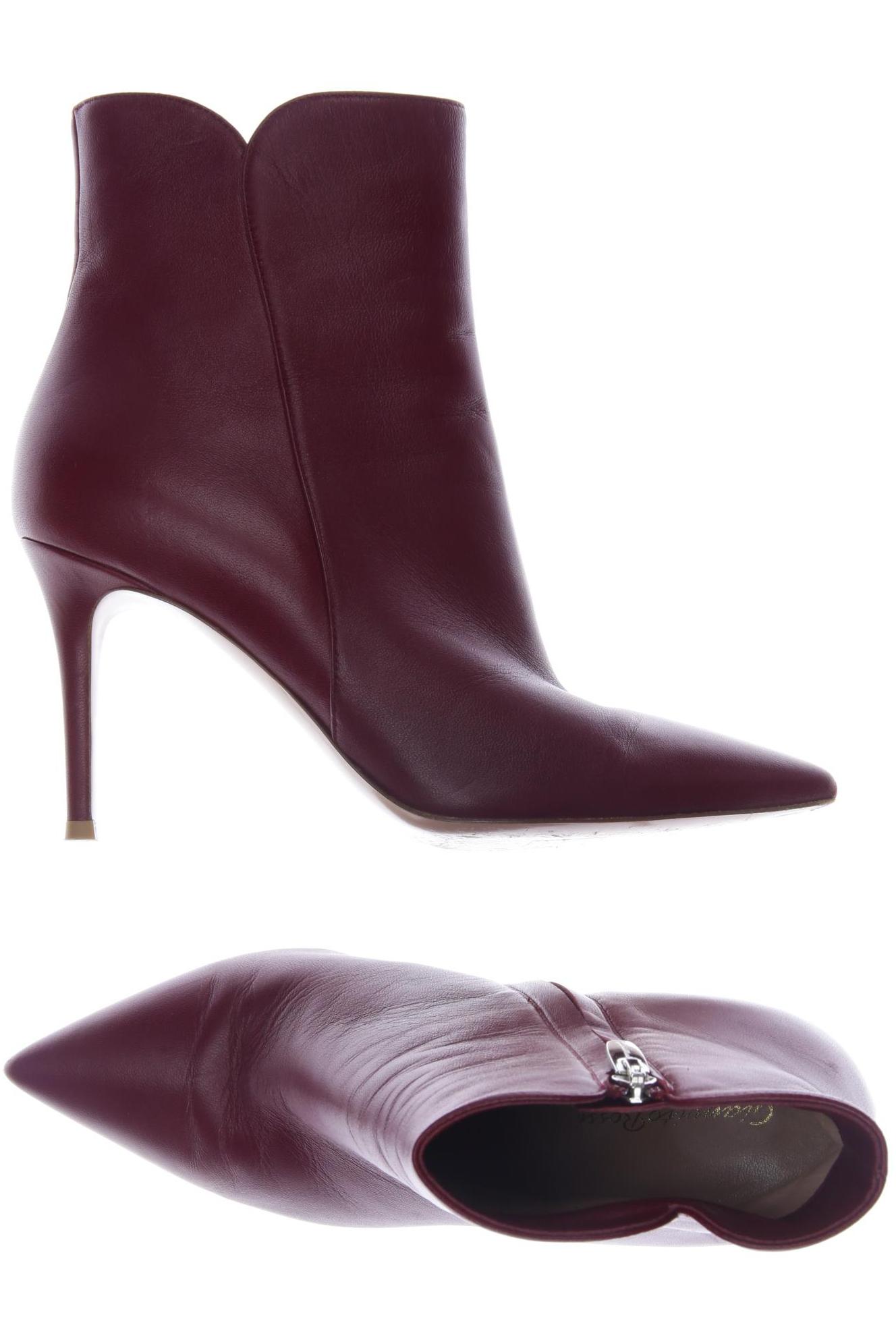 

Gianvito Rossi Damen Stiefelette, bordeaux, Gr. 37