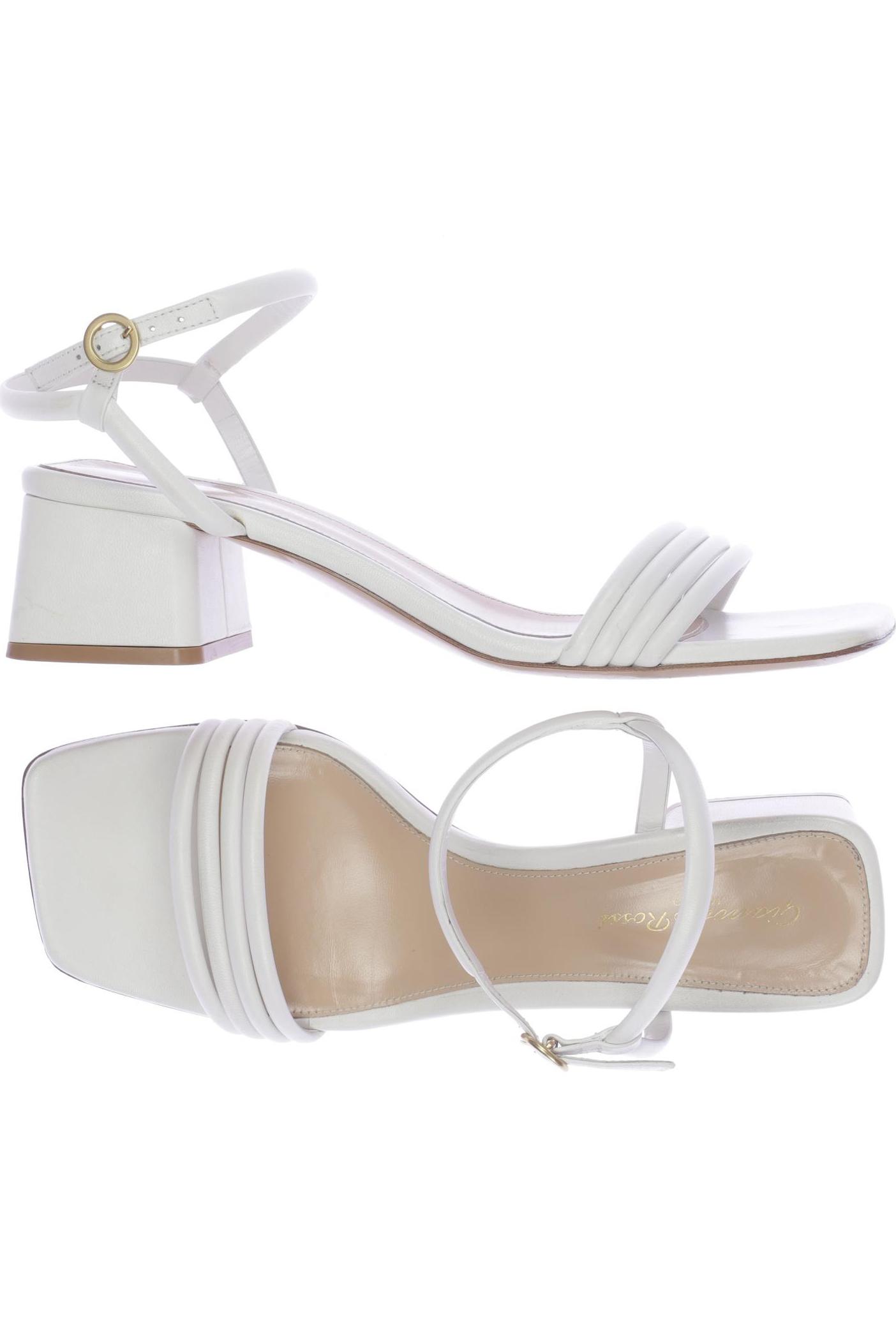 

Gianvito Rossi Damen Sandale, weiß, Gr. 39.5