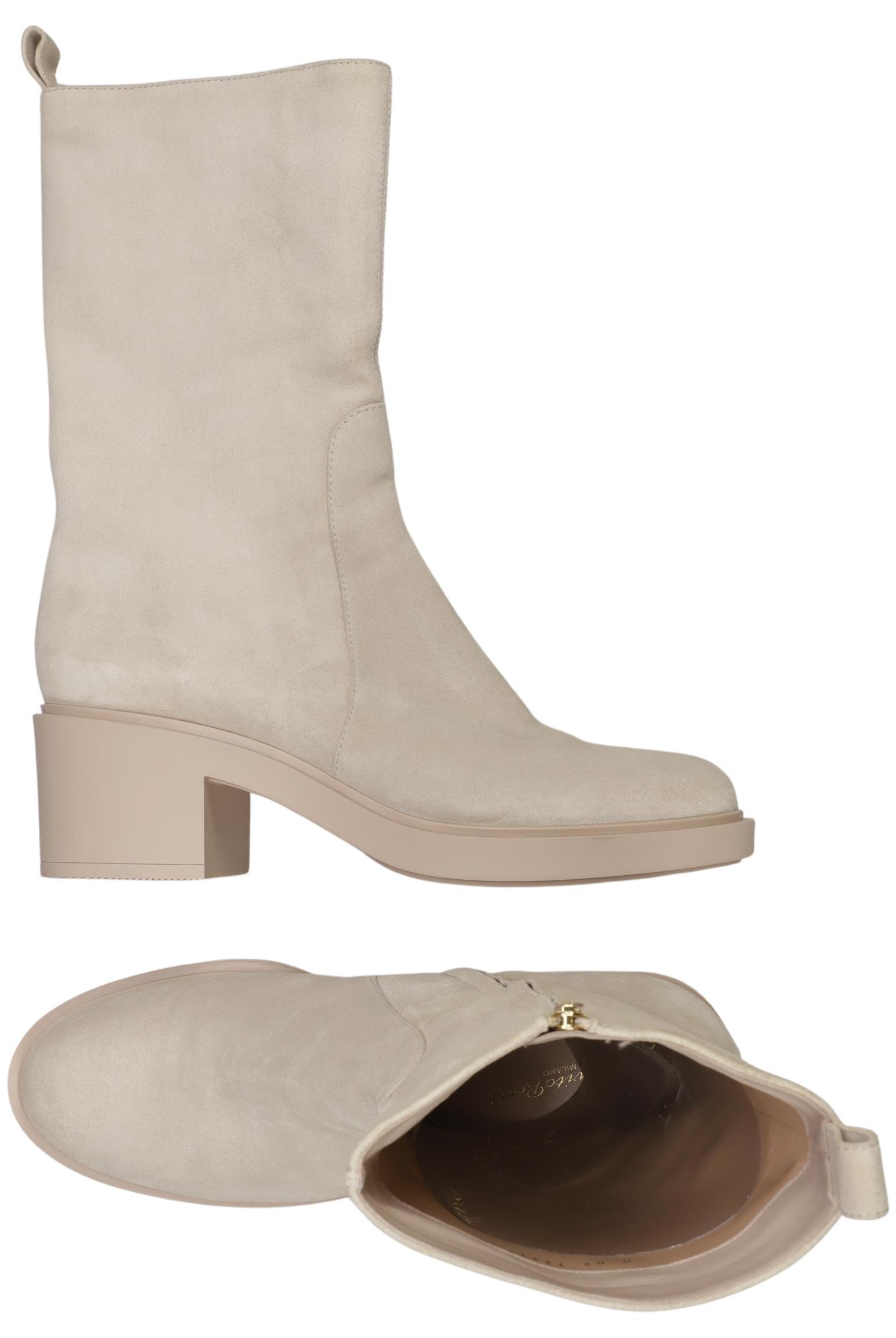 

Gianvito Rossi Damen Stiefelette, beige, Gr. 42