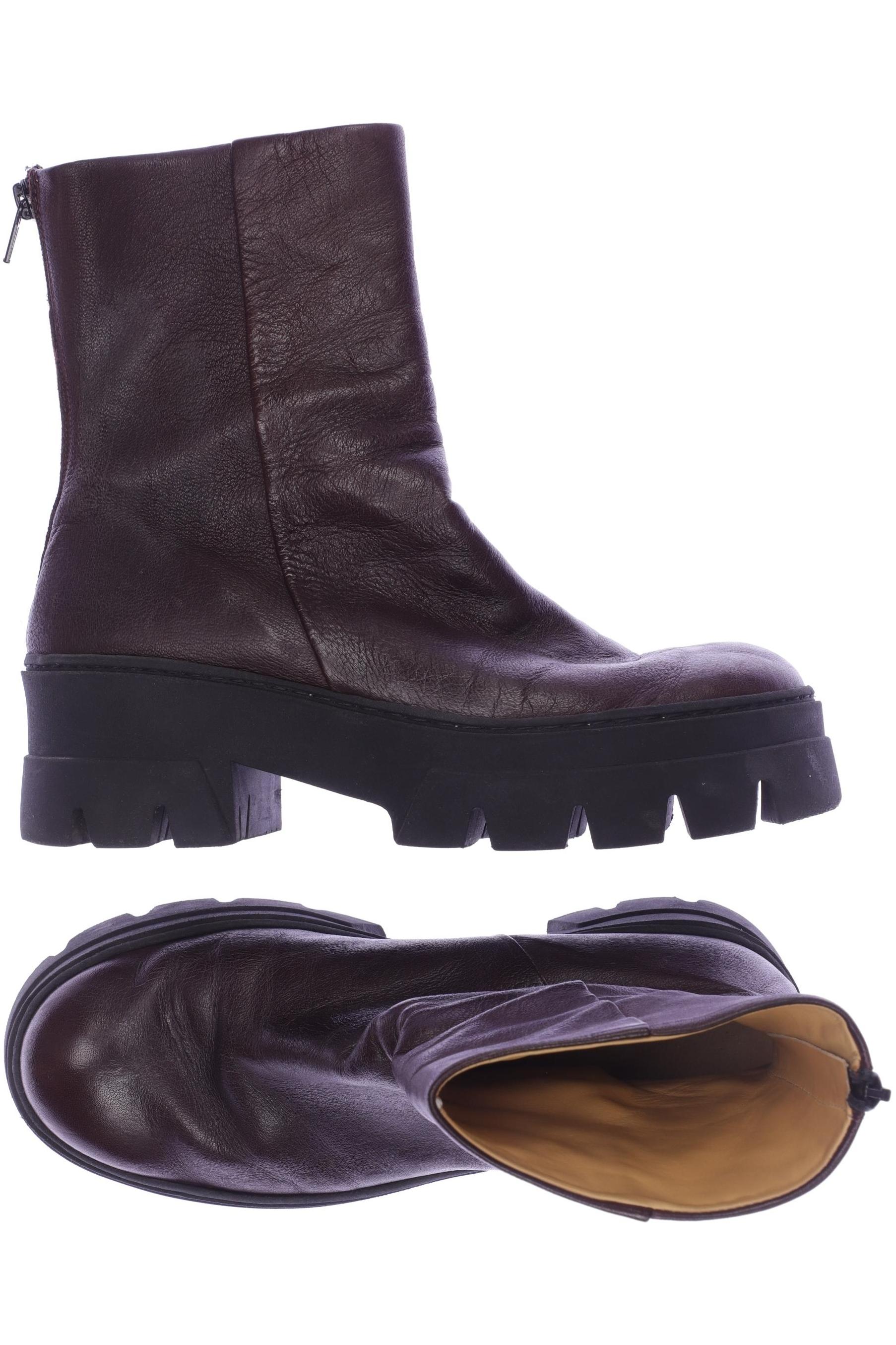 

gidigio Damen Stiefelette, bordeaux, Gr. 39.5