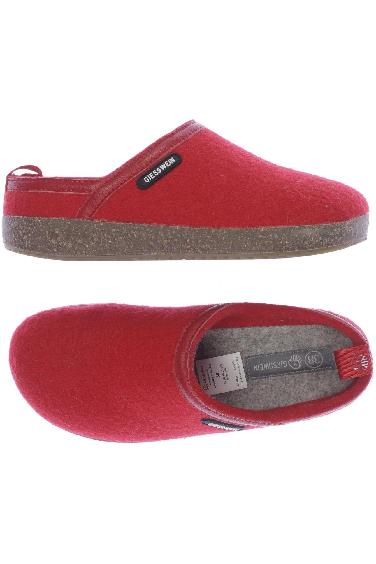 

Giesswein Damen Halbschuh, rot, Gr. 38