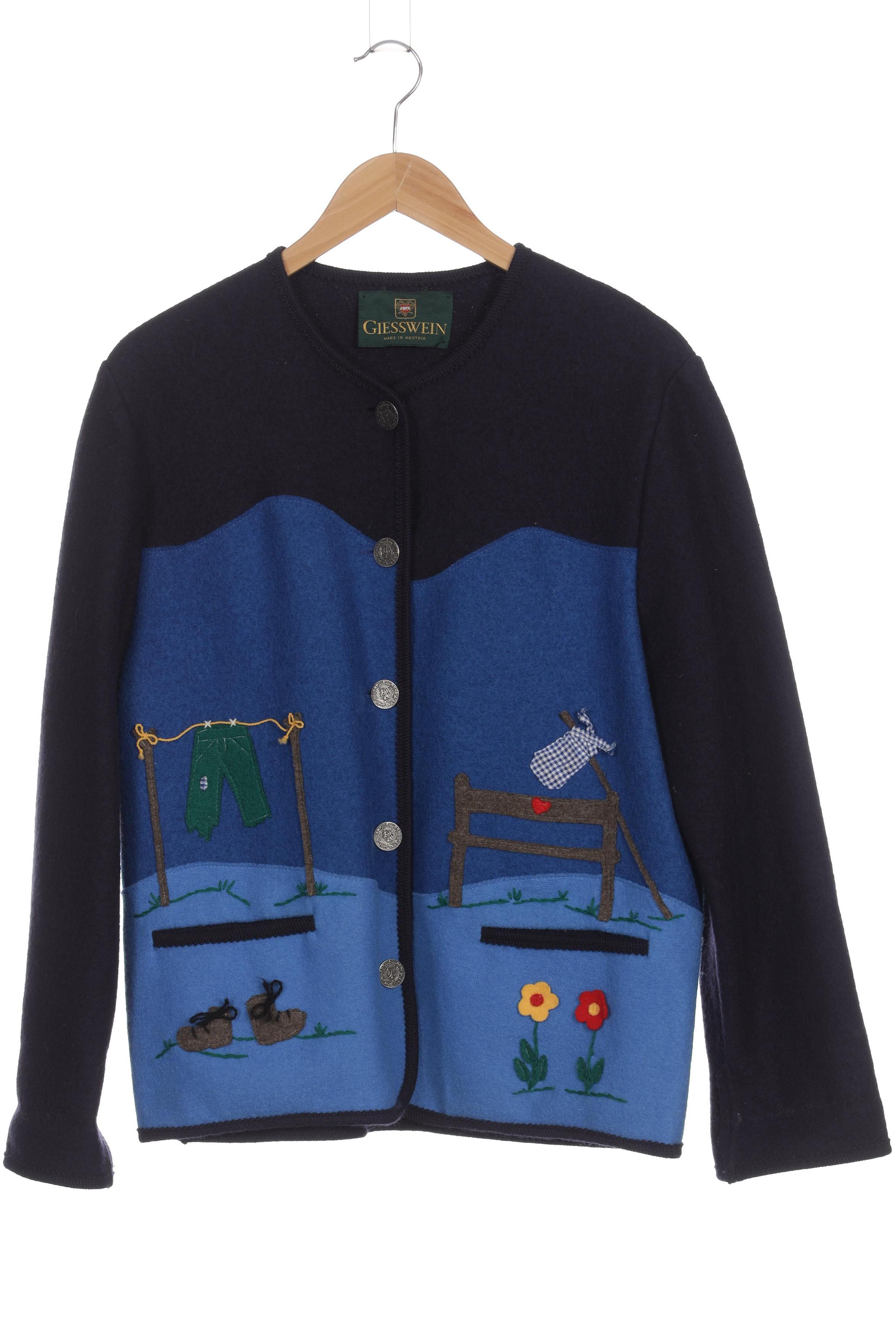 

Giesswein Damen Jacke, blau, Gr. 38