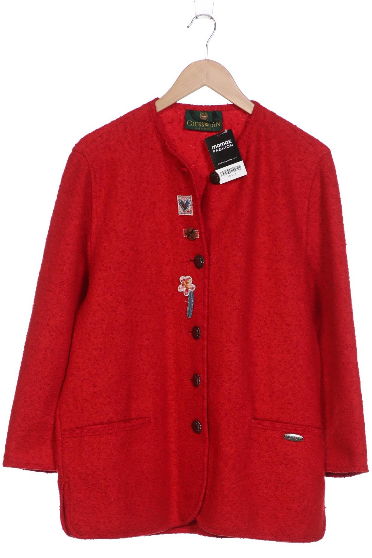 

Giesswein Damen Jacke, rot, Gr. 38