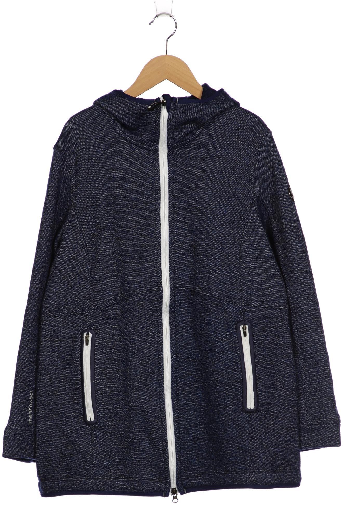 

Giesswein Damen Kapuzenpullover, blau, Gr. 46