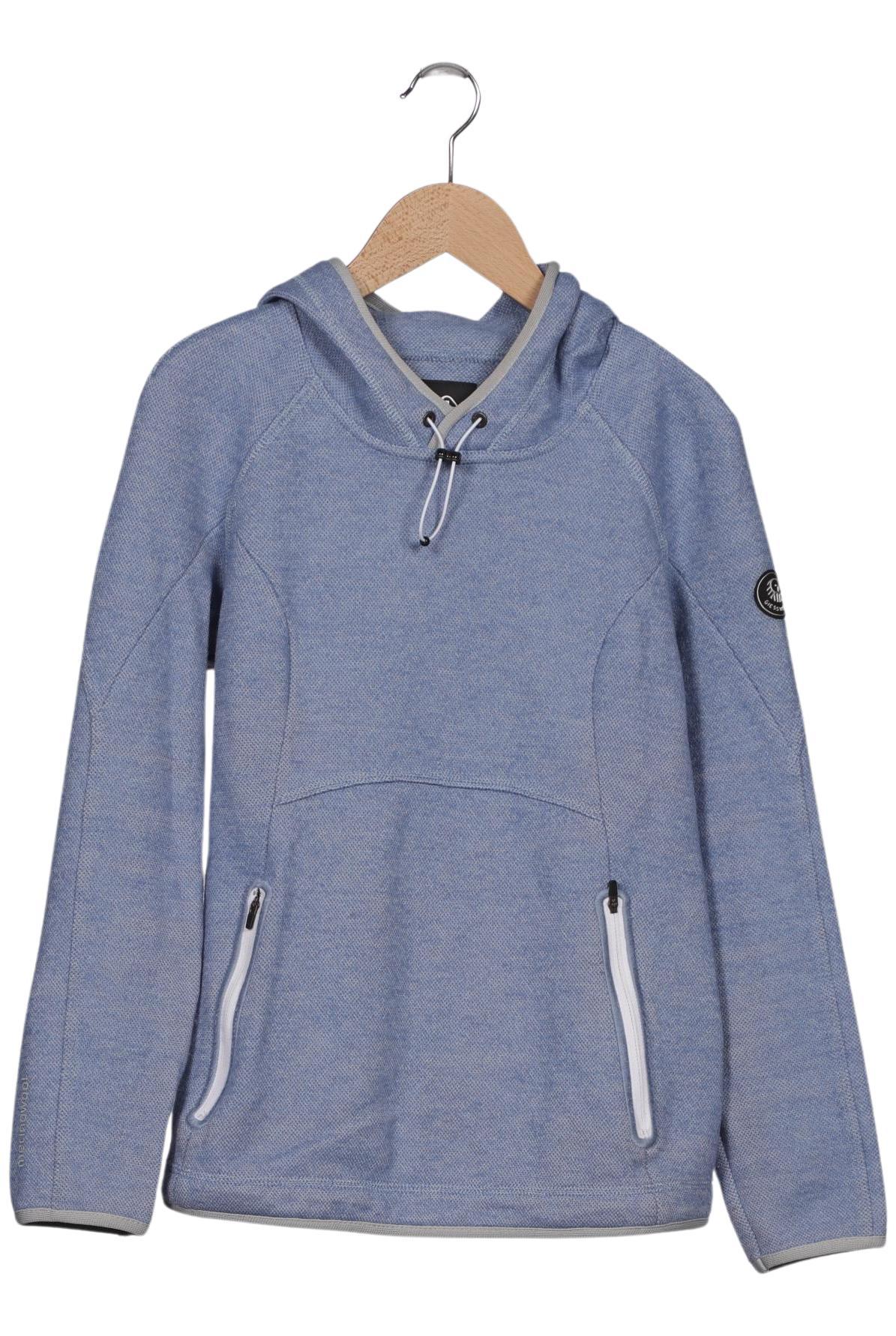 

Giesswein Damen Kapuzenpullover, blau, Gr. 36