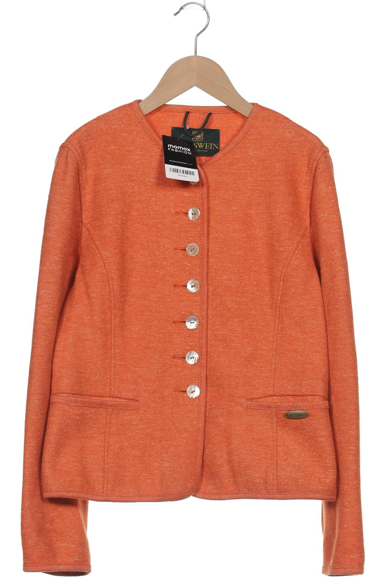 

Giesswein Damen Strickjacke, orange, Gr. 40