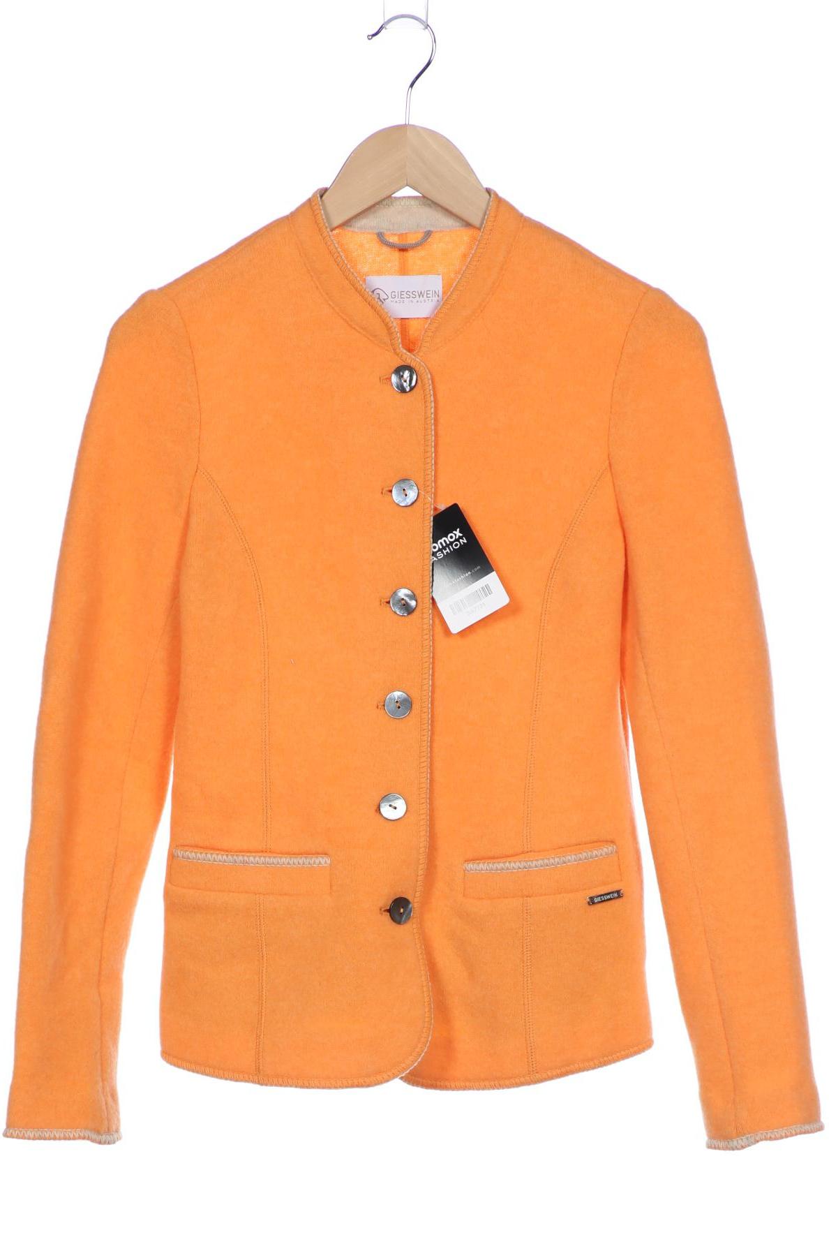 

Giesswein Damen Strickjacke, orange, Gr. 38