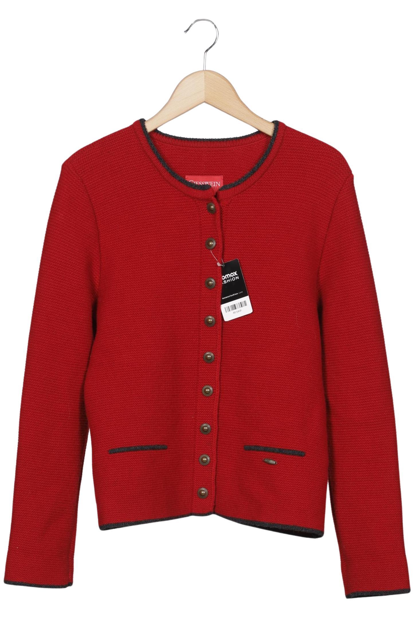 

Giesswein Damen Strickjacke, rot, Gr. 40