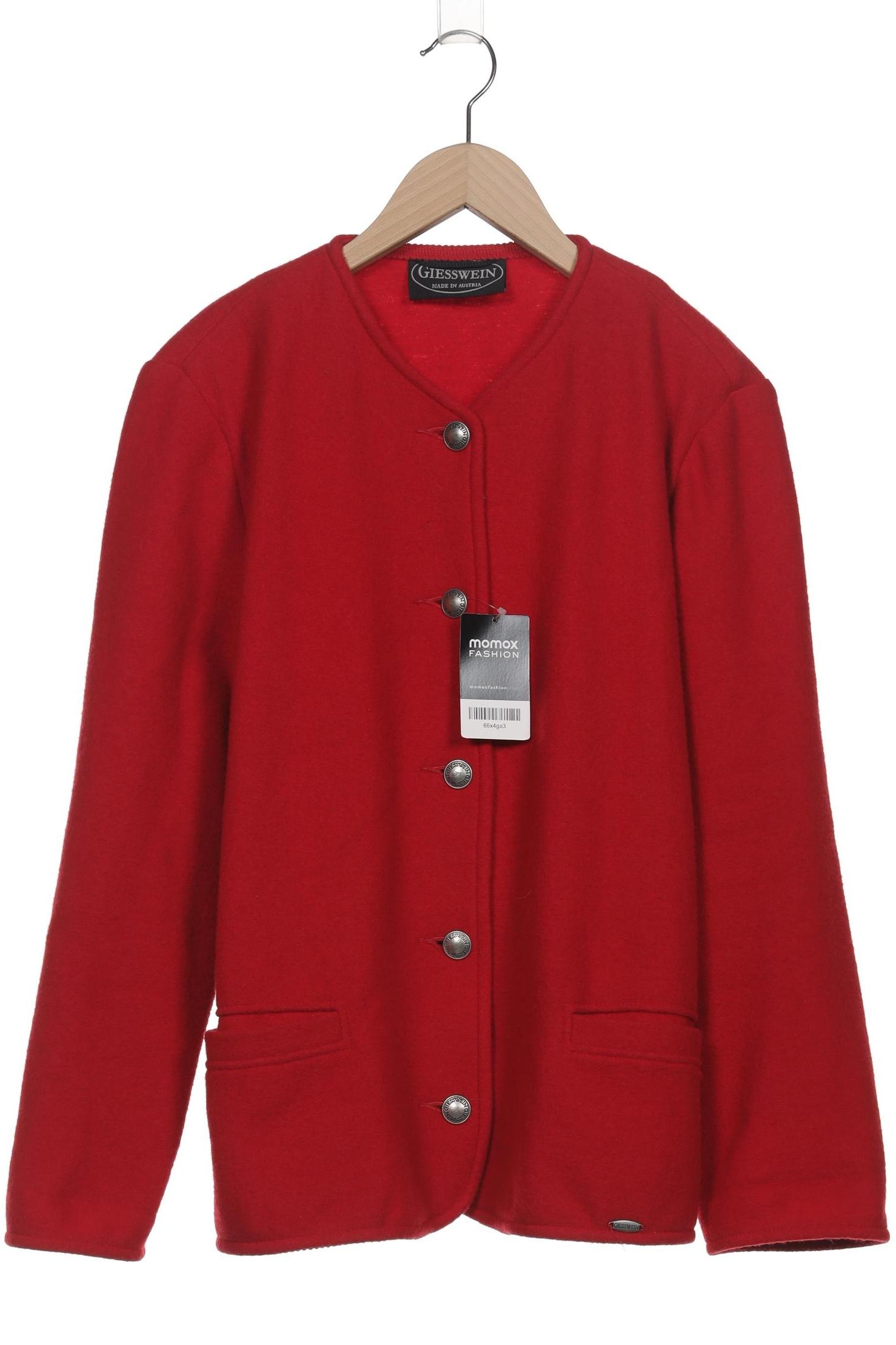 

Giesswein Damen Strickjacke, rot, Gr. 46