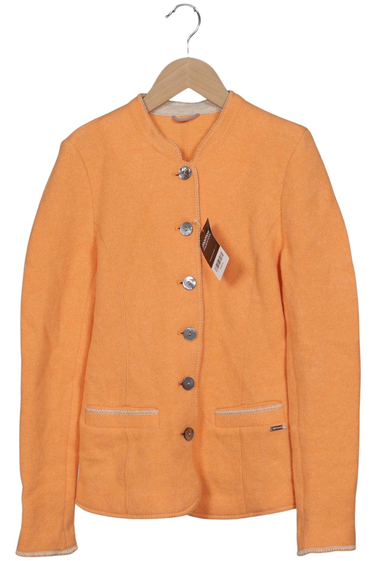 

Giesswein Damen Strickjacke, orange, Gr. 38