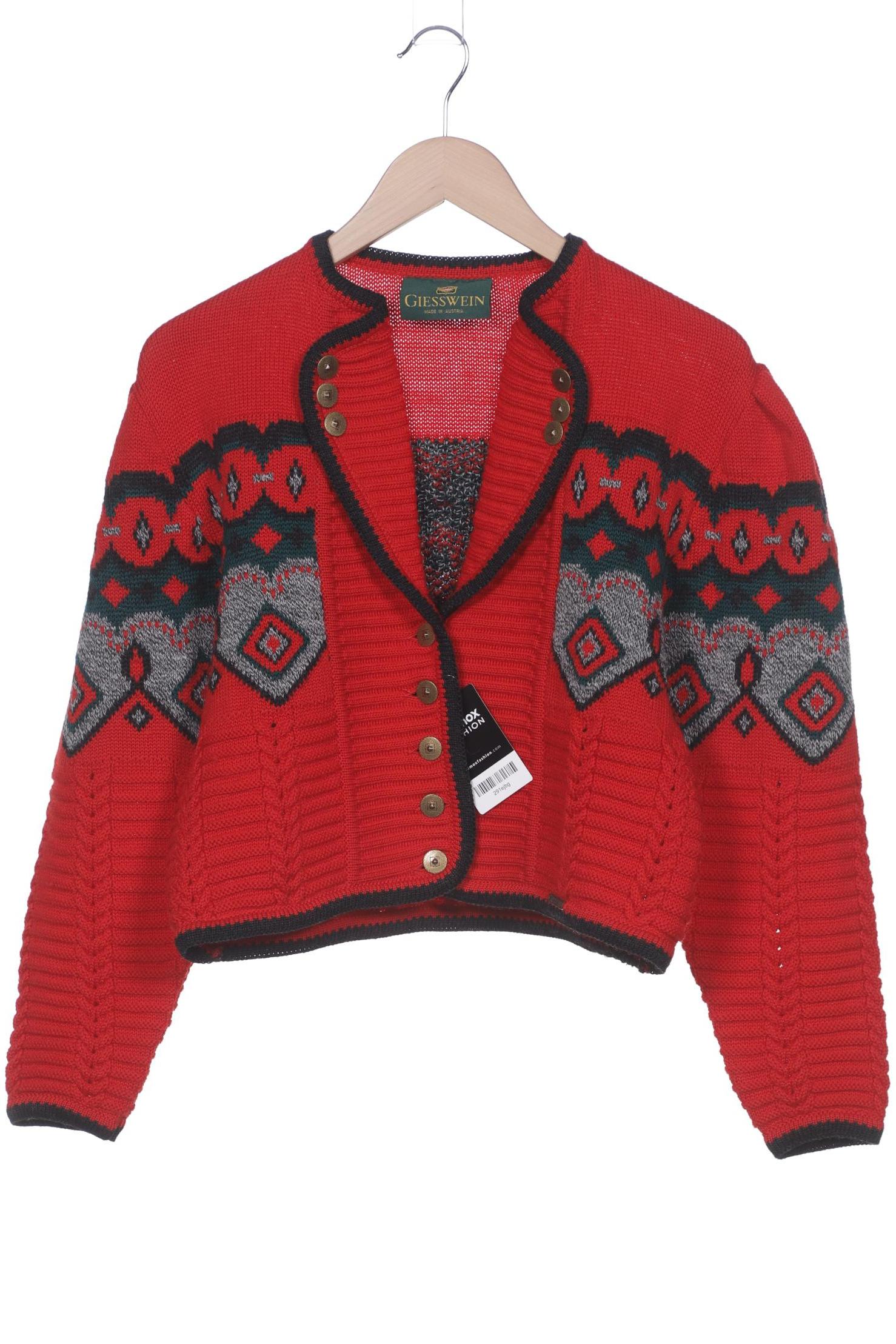 

Giesswein Damen Strickjacke, rot, Gr. 40