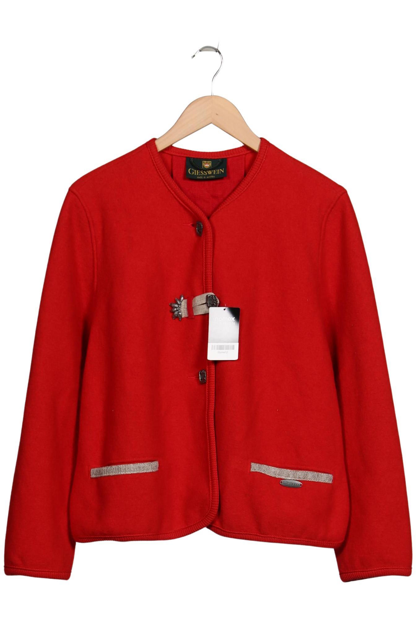 

Giesswein Damen Strickjacke, rot, Gr. 44