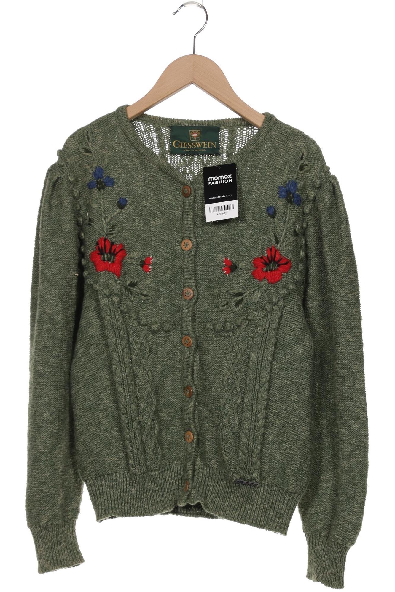 

Giesswein Damen Strickjacke, grün, Gr. 42
