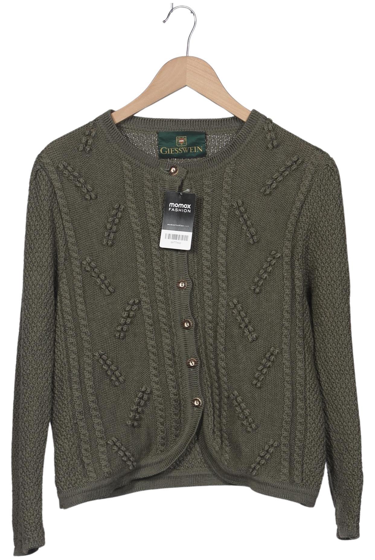 

Giesswein Damen Strickjacke, grün, Gr. 42