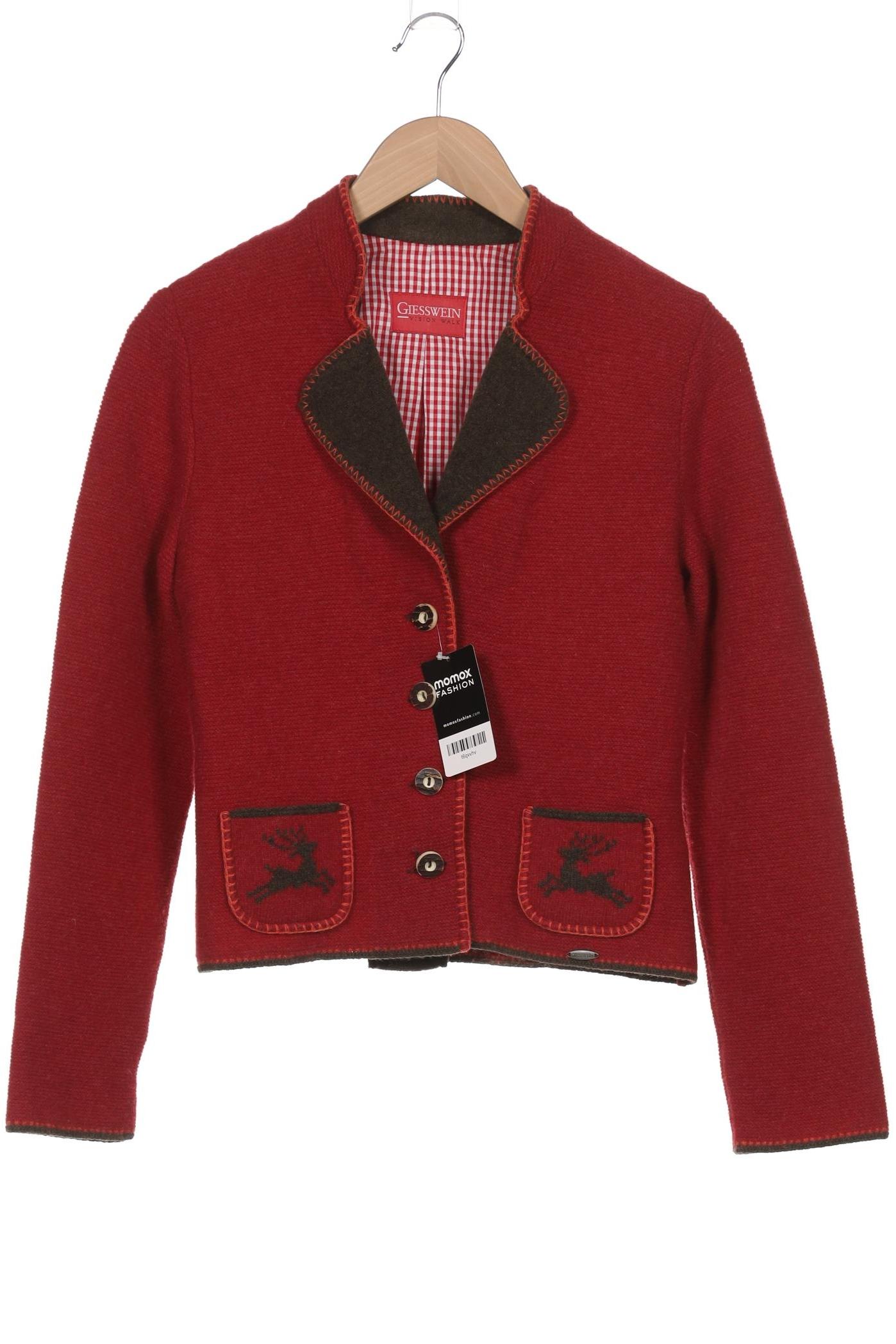 

Giesswein Damen Strickjacke, rot, Gr. 38