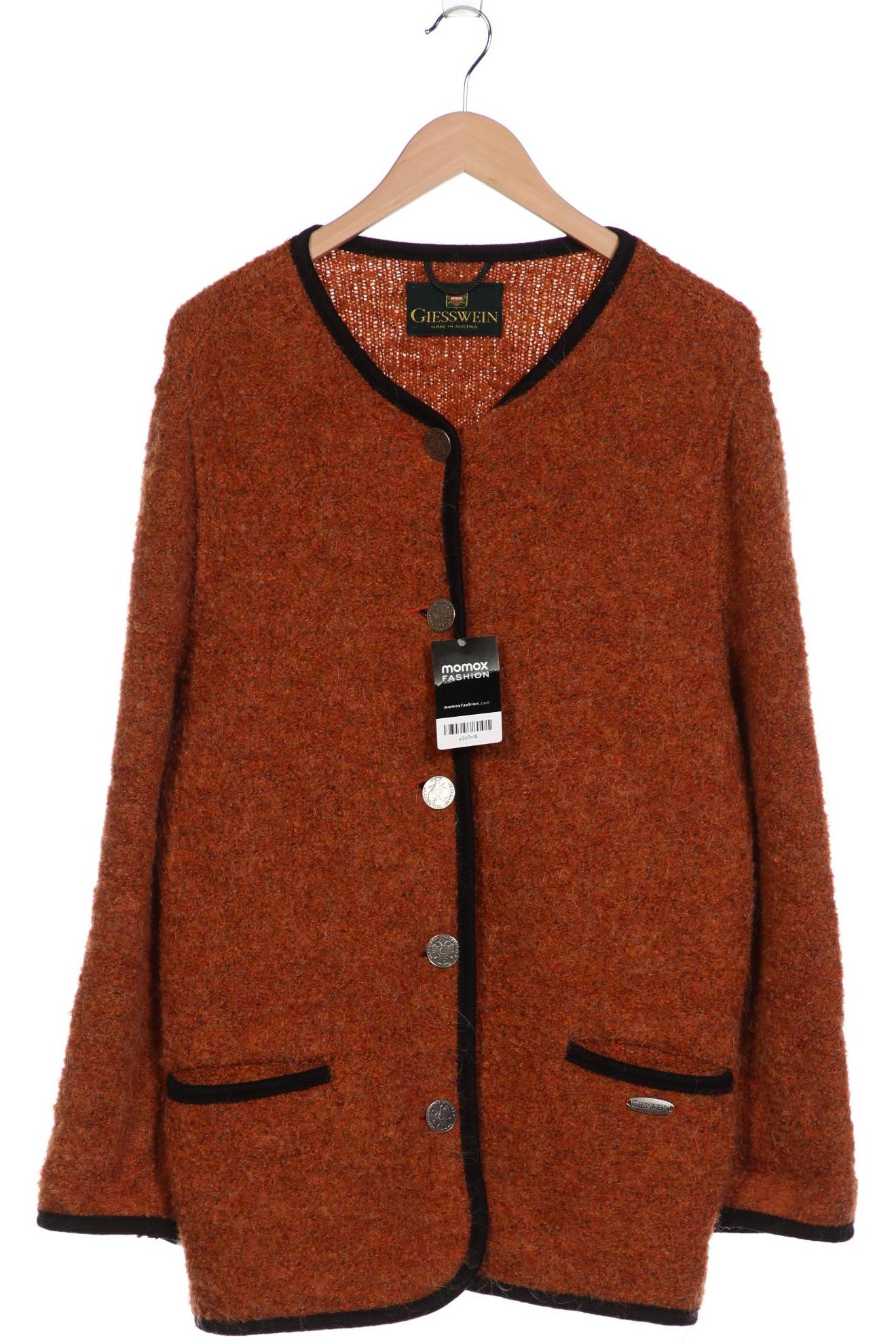 

Giesswein Damen Strickjacke, orange, Gr. 38