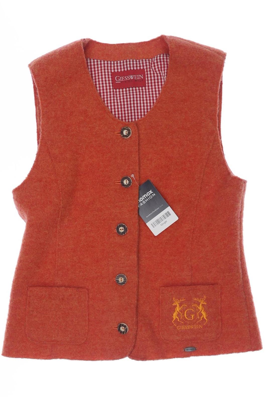 

Giesswein Damen Weste, orange, Gr. 38
