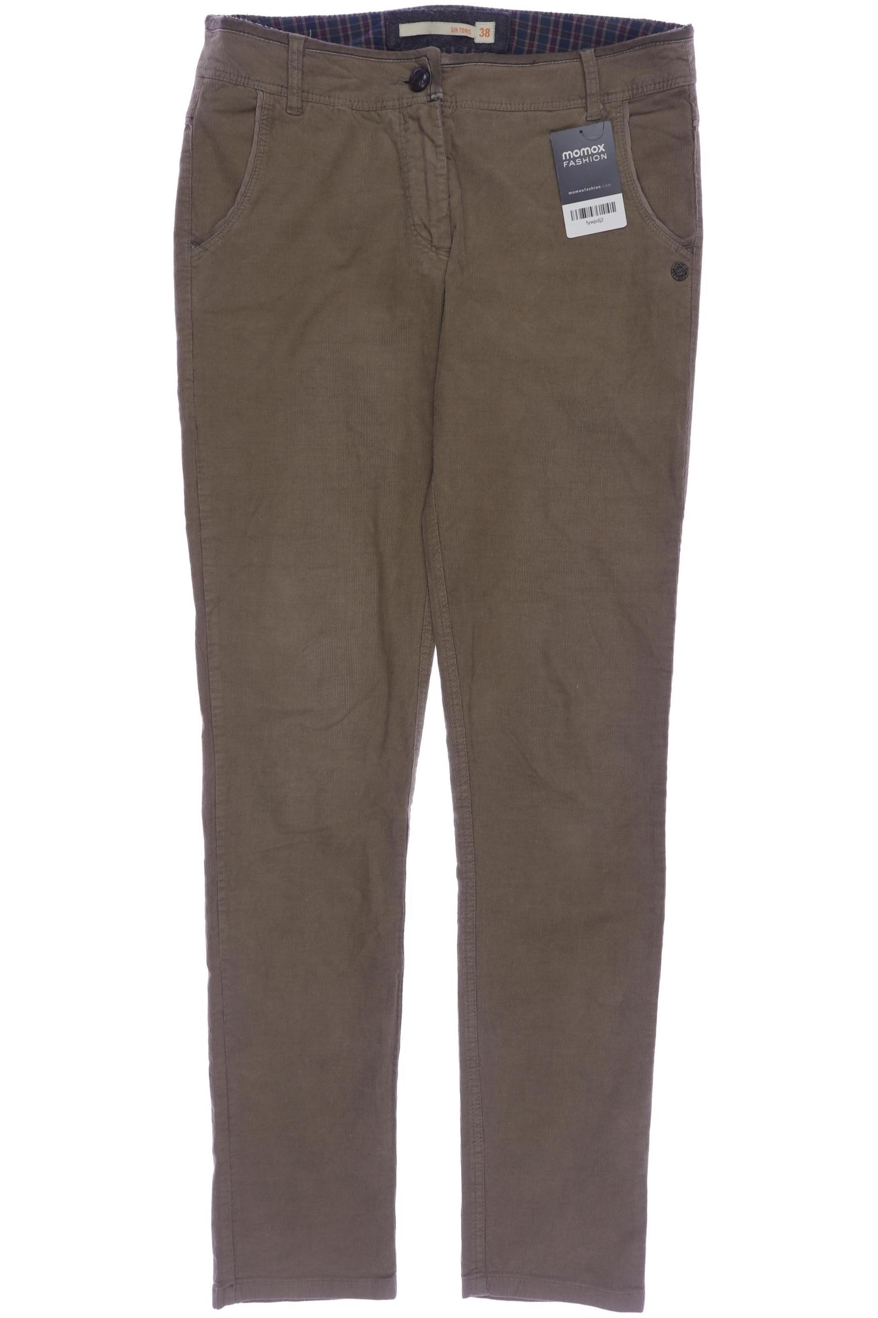 

GIN Tonic Damen Stoffhose, braun, Gr. 38