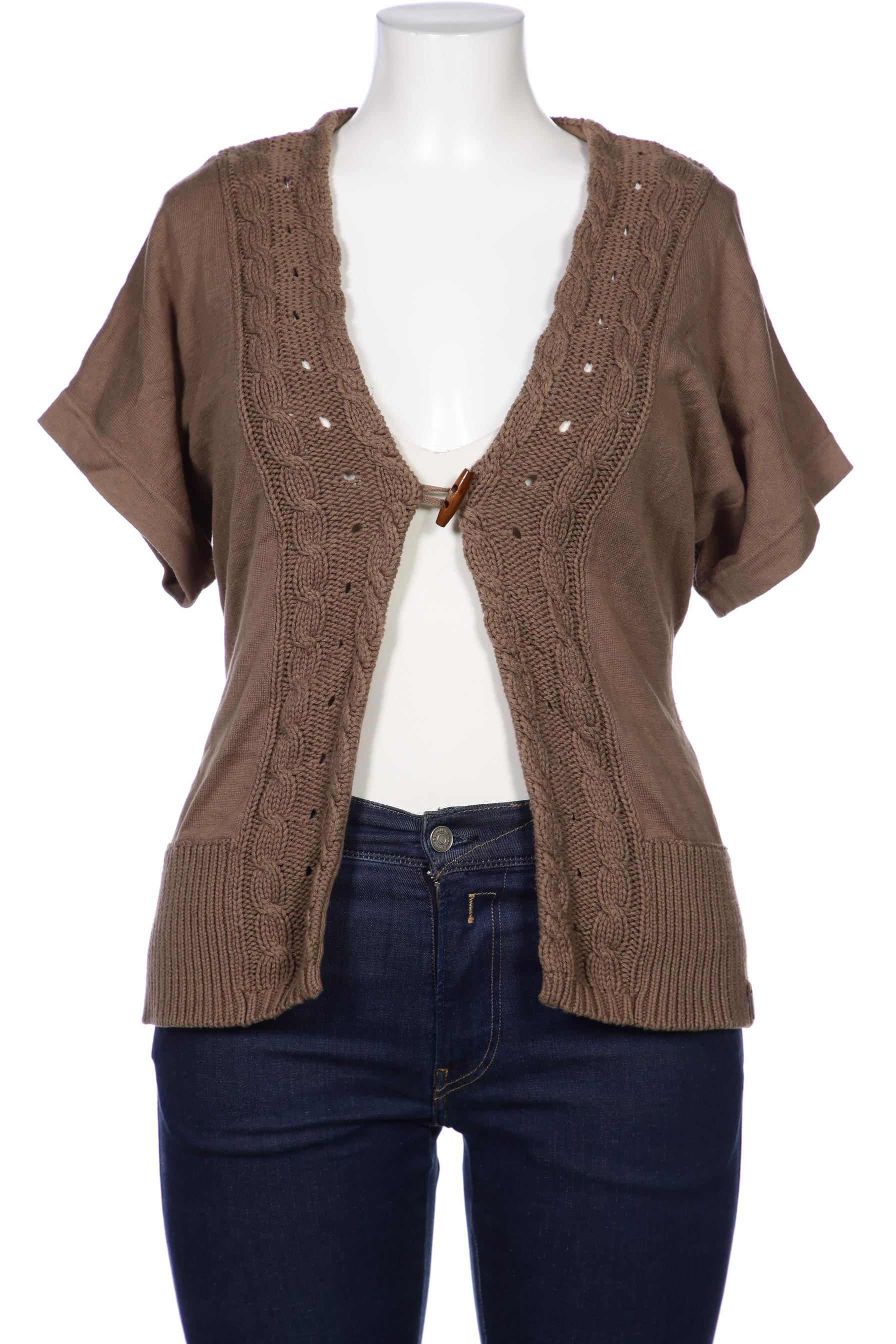 

GIN Tonic Damen Strickjacke, braun, Gr. 46