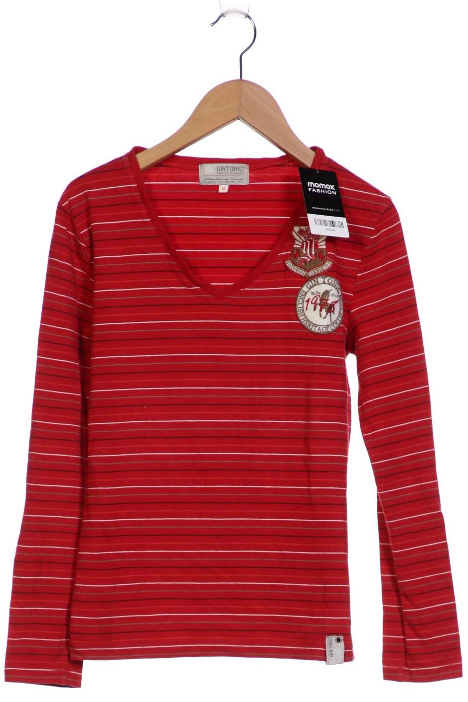 

GIN Tonic Damen Langarmshirt, rot, Gr. 38